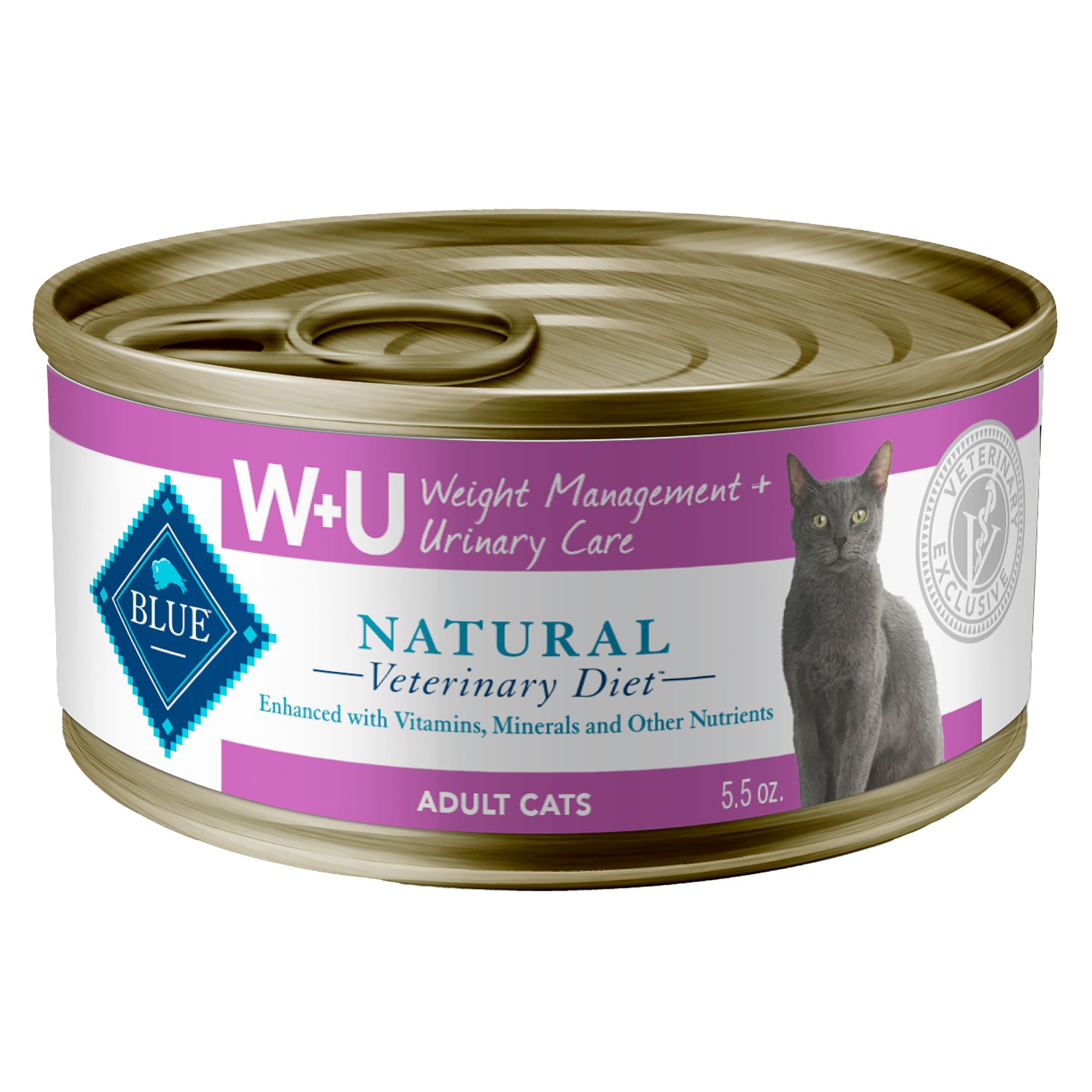 Blue Buffalo® Blue Natural Veterinary Diet™ W+U Adult Wet Cat Food