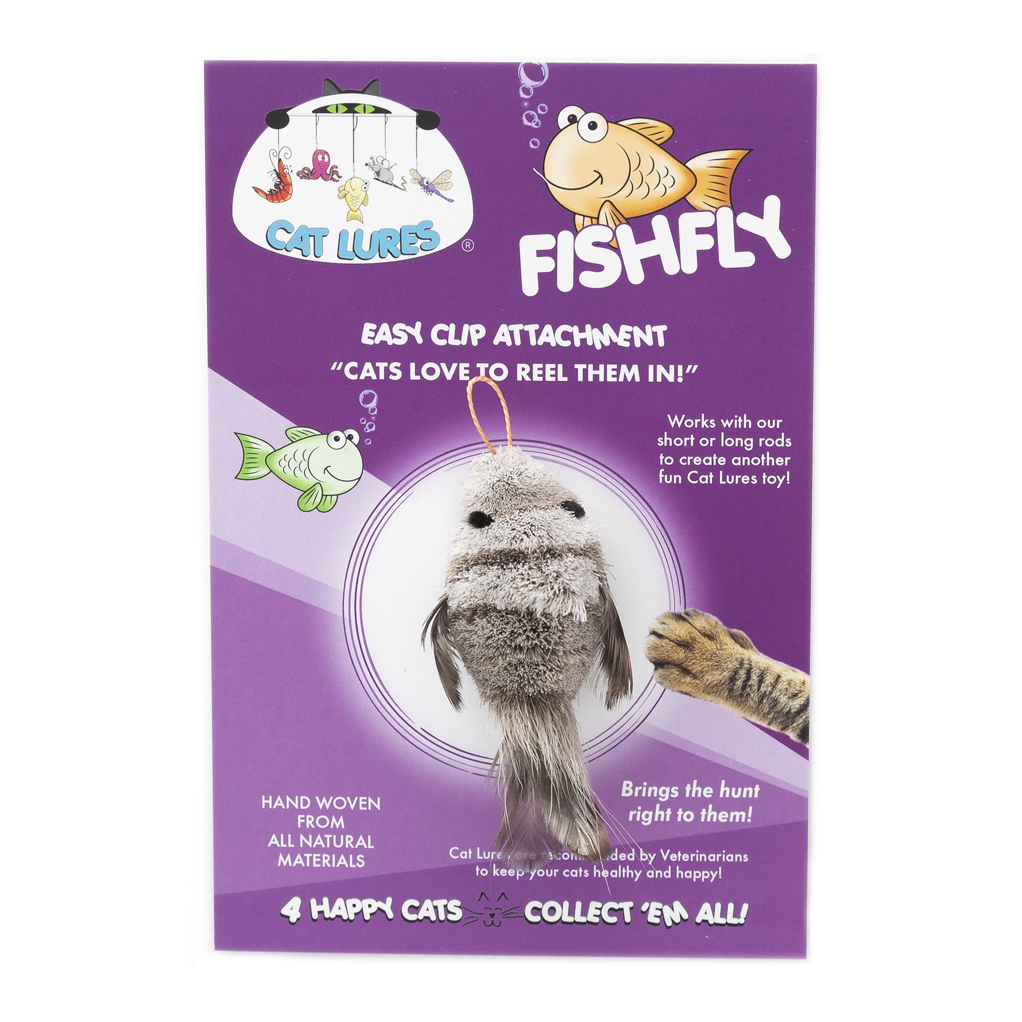 Cat Lures Fishfly Attachment Cat Toy cat Teasers & Wands PetSmart