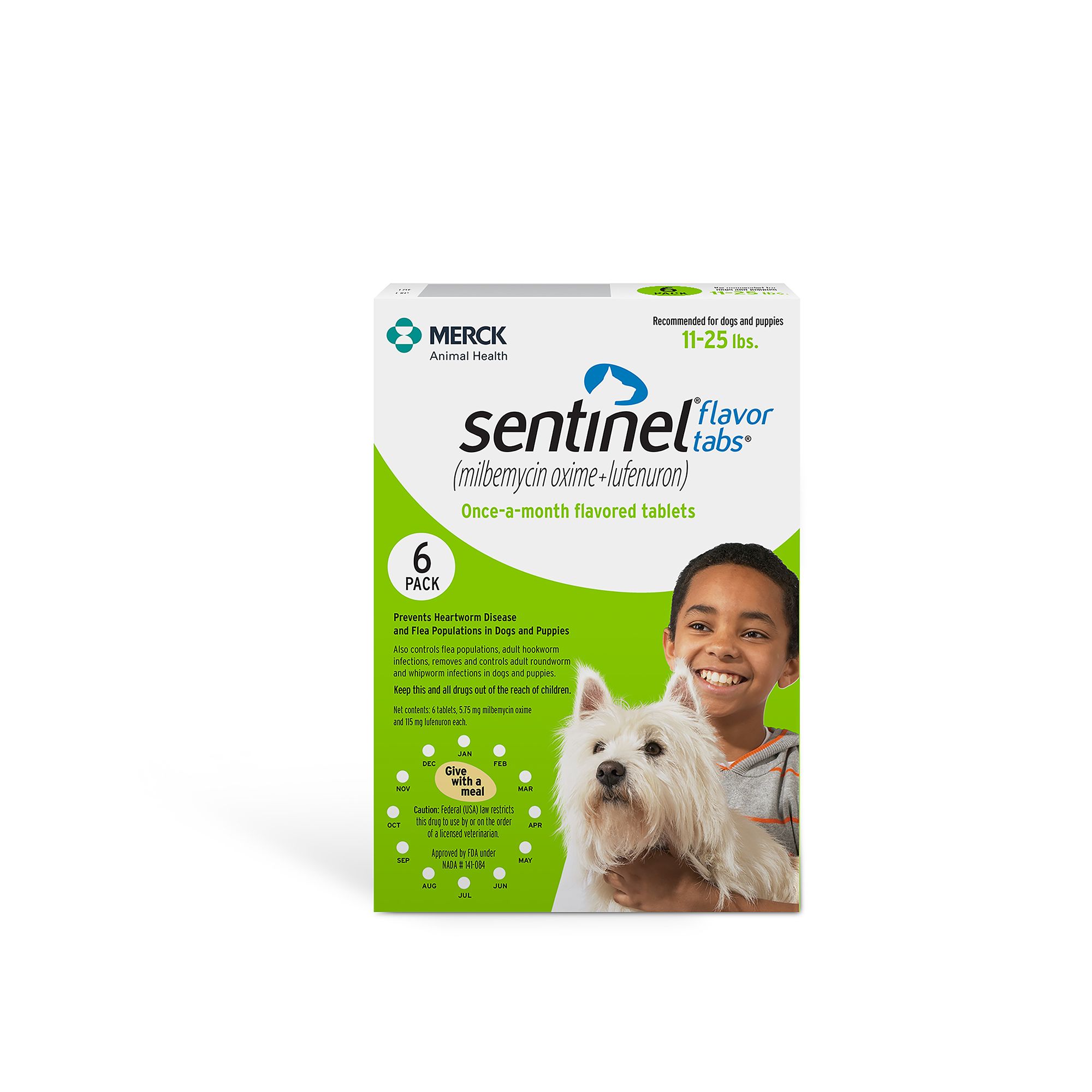 Sentinel Flavor Tablets for Dogs 1125 lbs Green Pharmacy Flea & Tick PetSmart