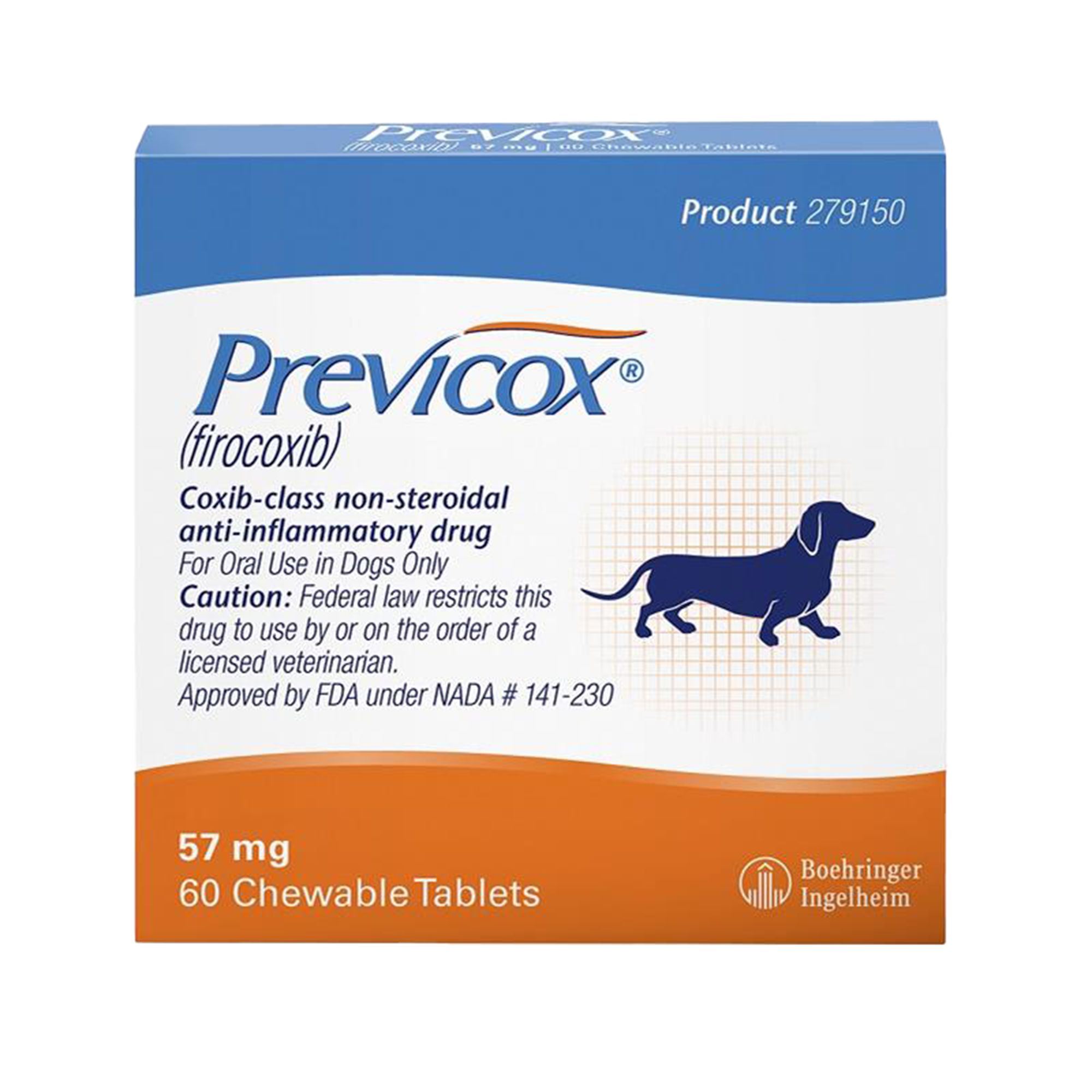 Previcox Chewable Tablets for Dogs 57 mg Pharmacy Arthritis & Pain