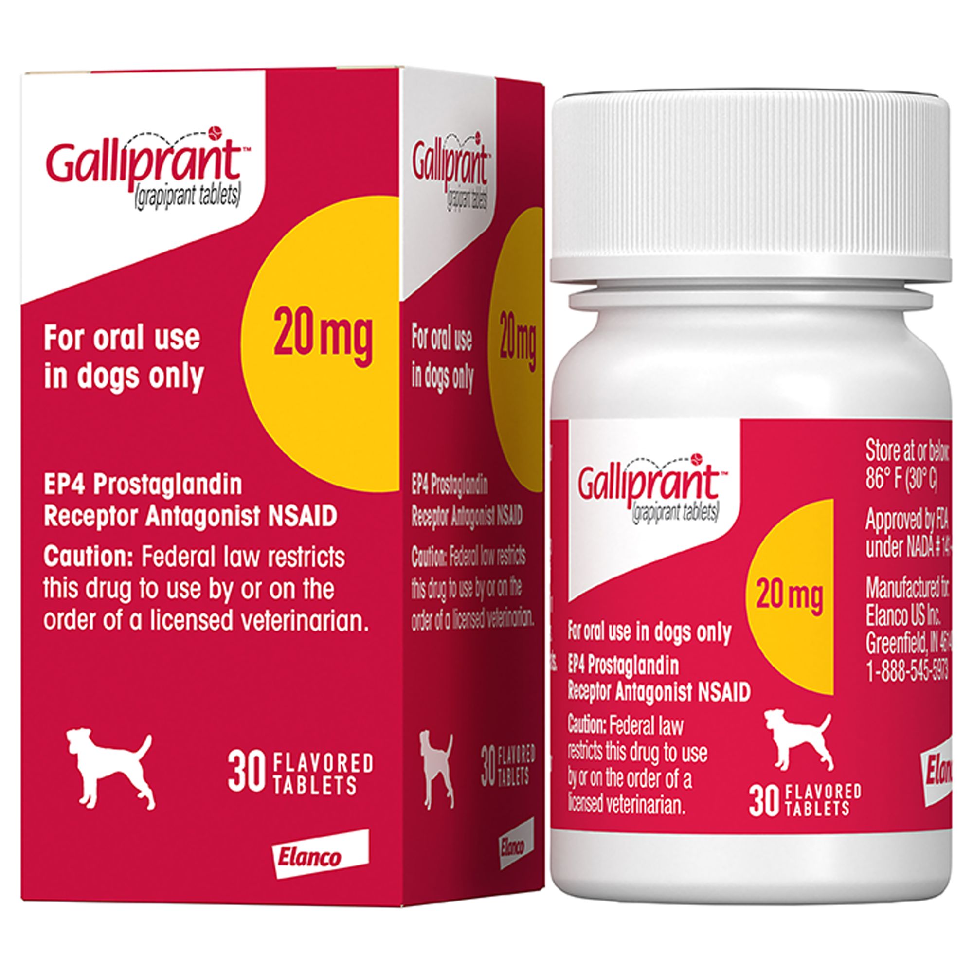 Galliprant Tablets for Dogs 20mg Pharmacy Arthritis & Pain Relief