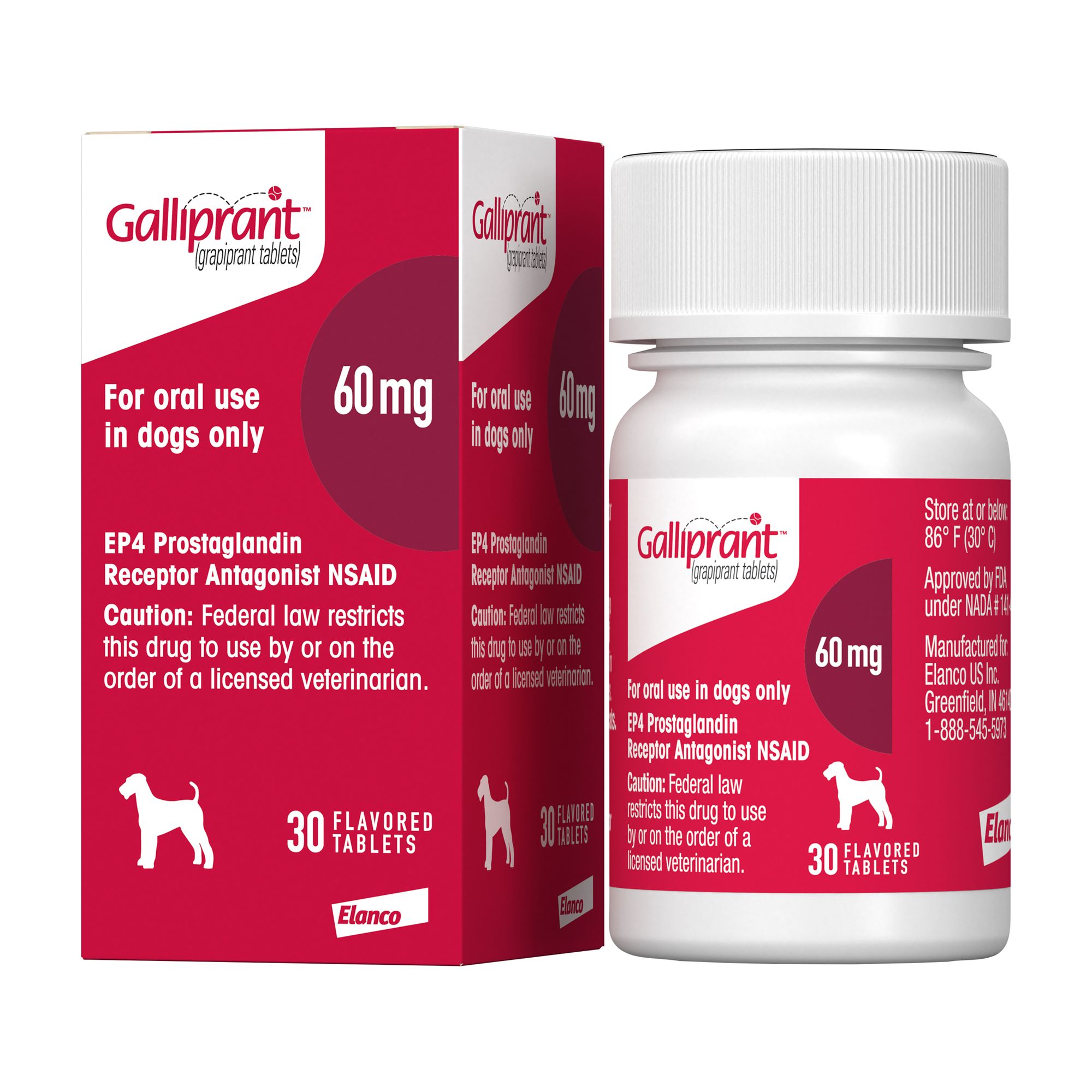 Galliprant Tablets for Dogs 60mg Pharmacy Arthritis & Pain Relief