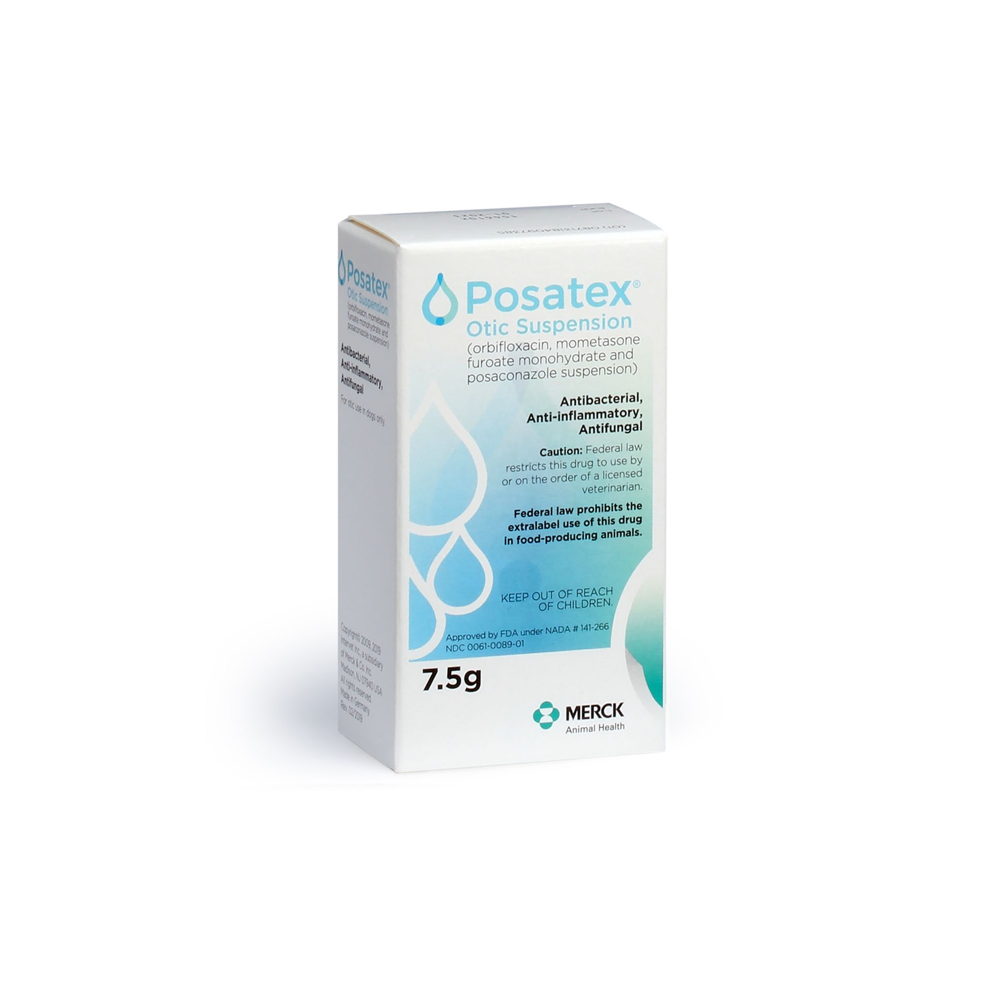 Posatex Otic Suspension Pharmacy Antibiotics PetSmart