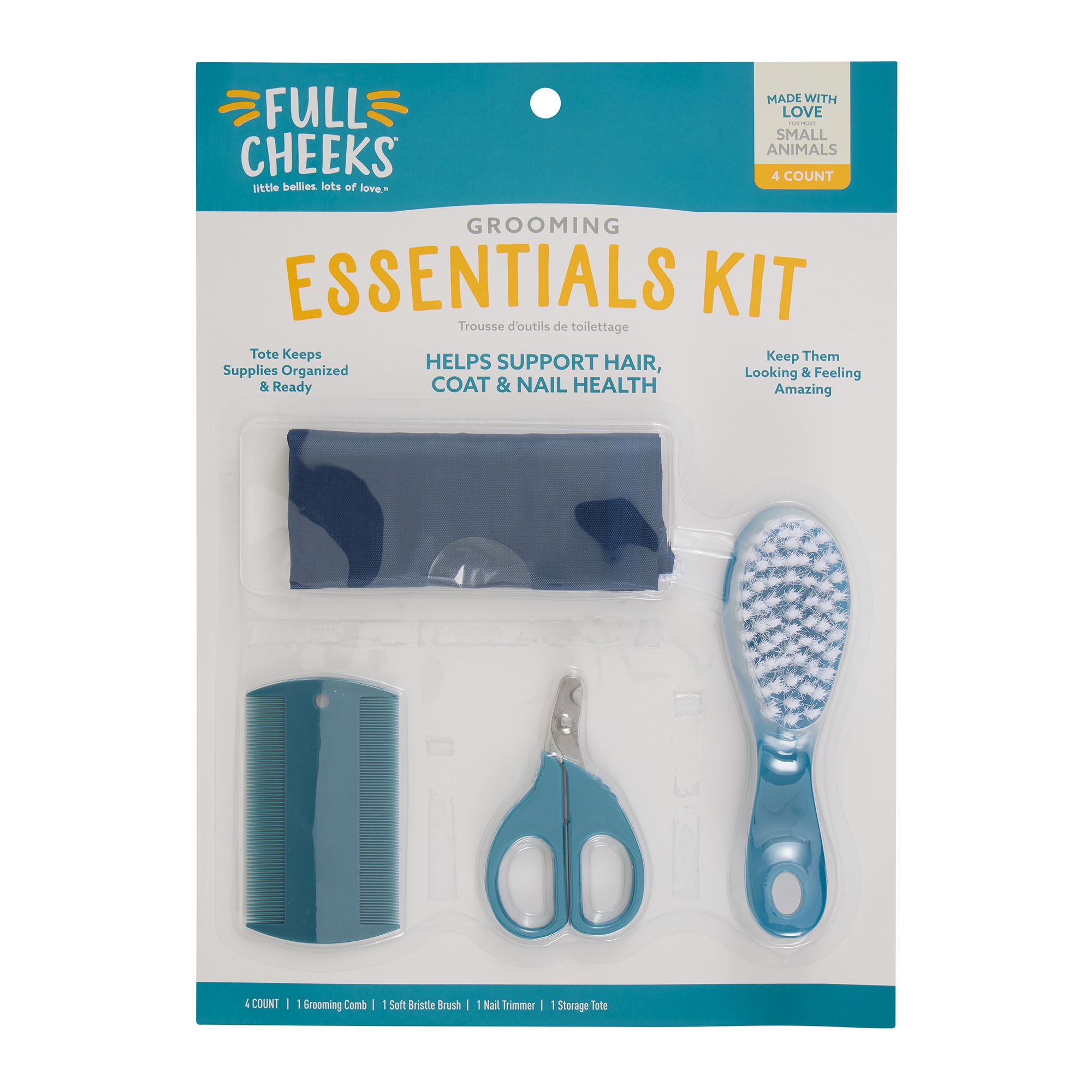 Full Cheeks Small Pet Grooming Essentials Kit small pet Grooming