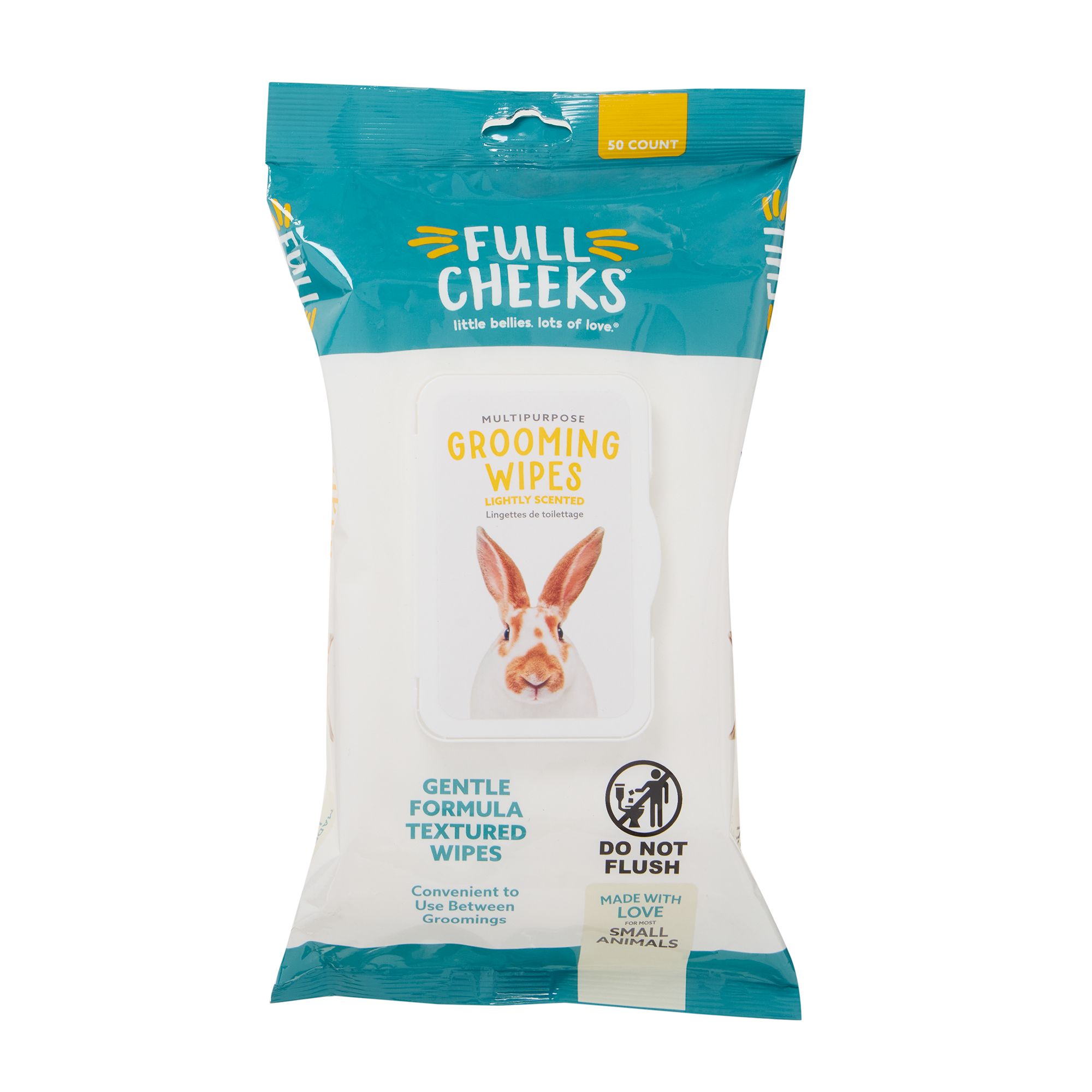 Full Cheeks™ Small Pet Grooming Wipes 50ct