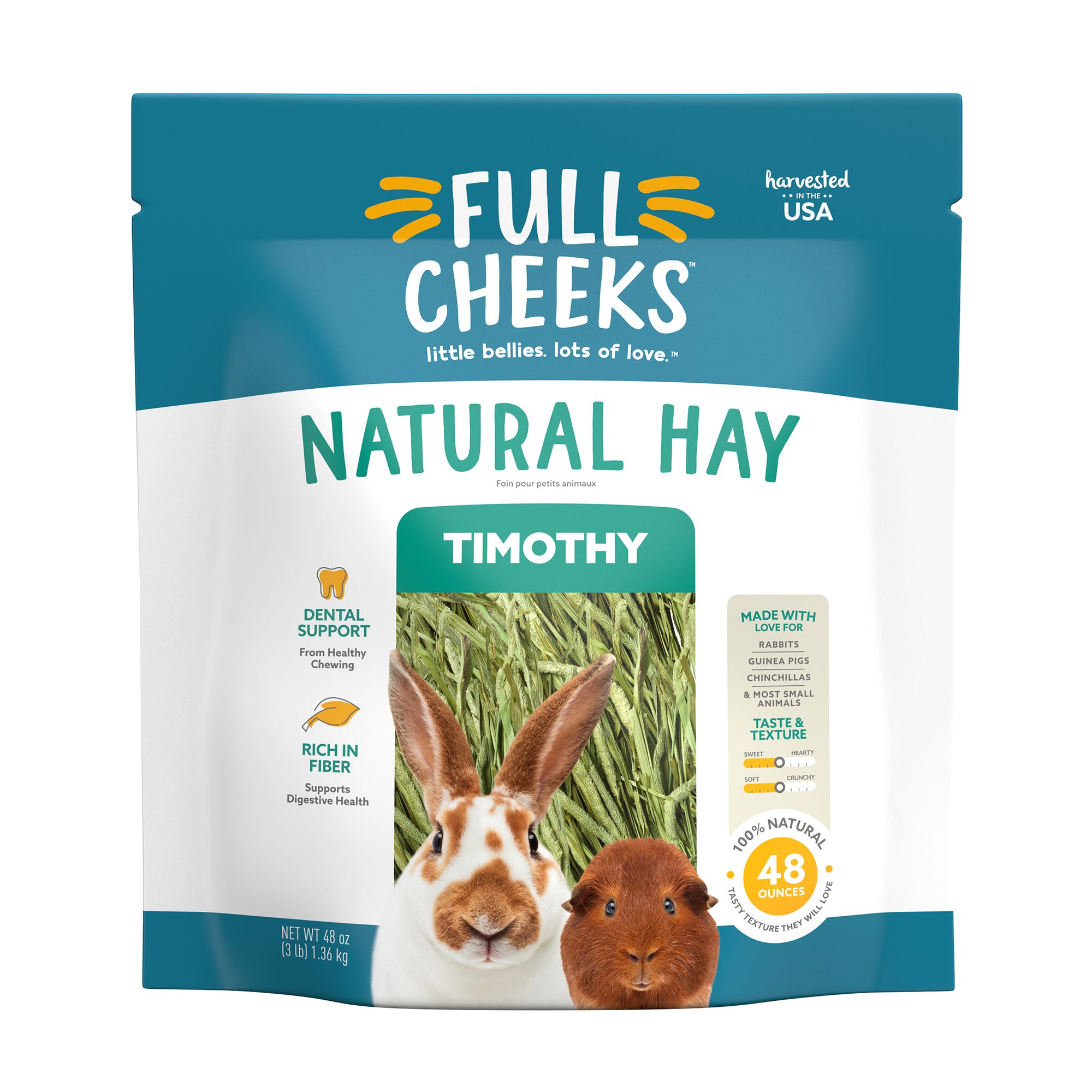Full Cheeks Natural Timothy Hay Easy Feeding Box, 13 X X, 06/25/2024