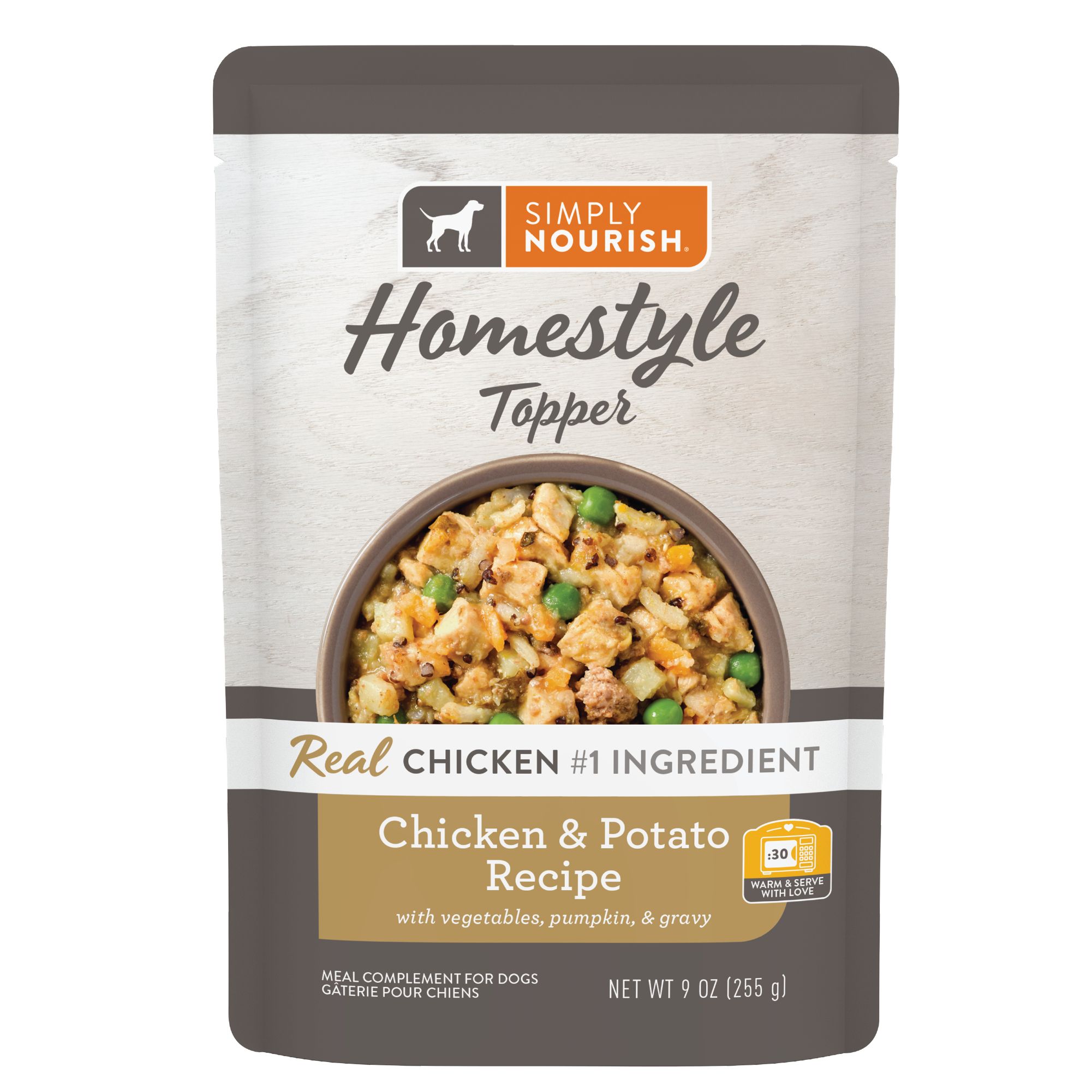 Simply Nourish® Original All Life Stage Dog Meal Topper 9 Oz., dog