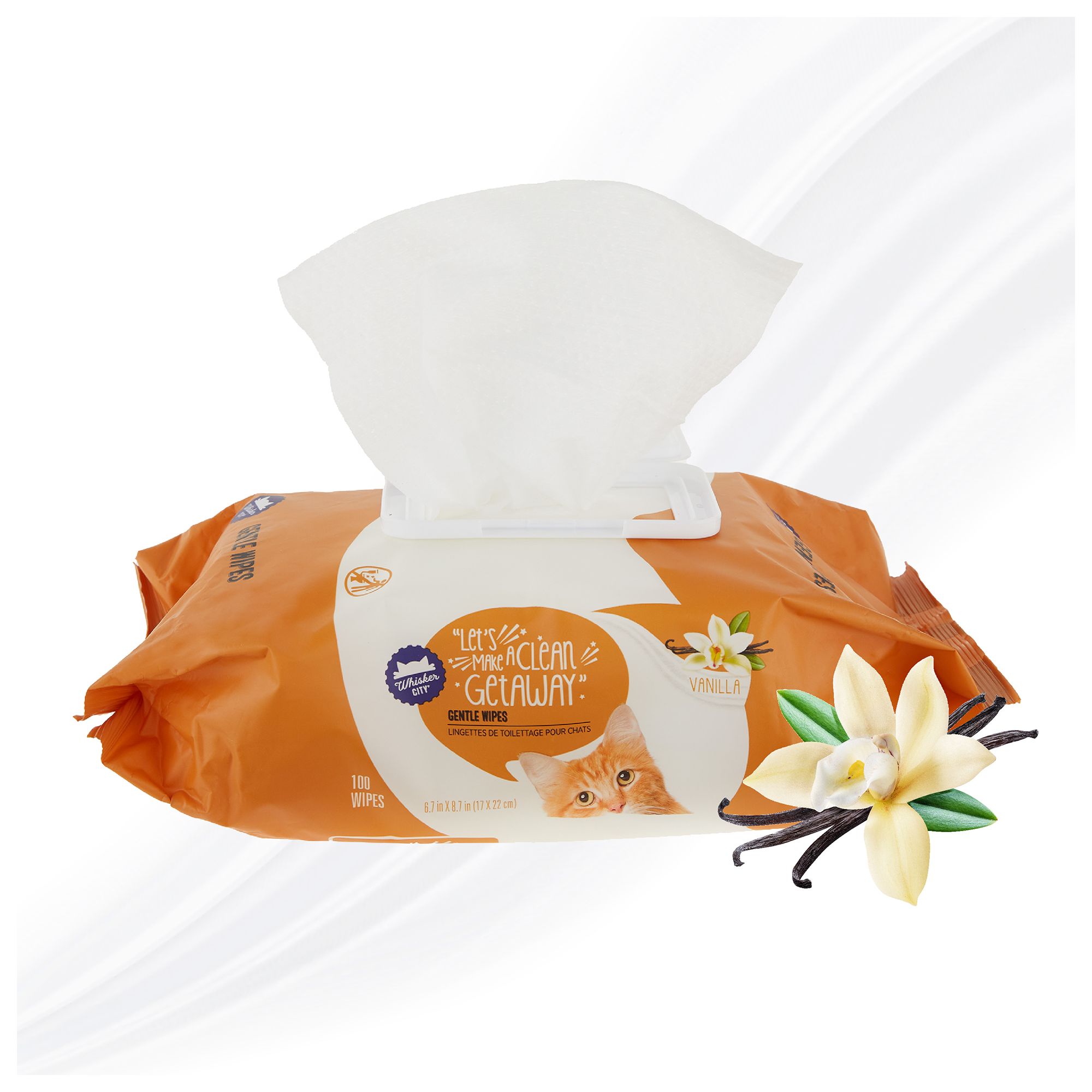 Whisker City® Scented Gentle Wipes 100 Count