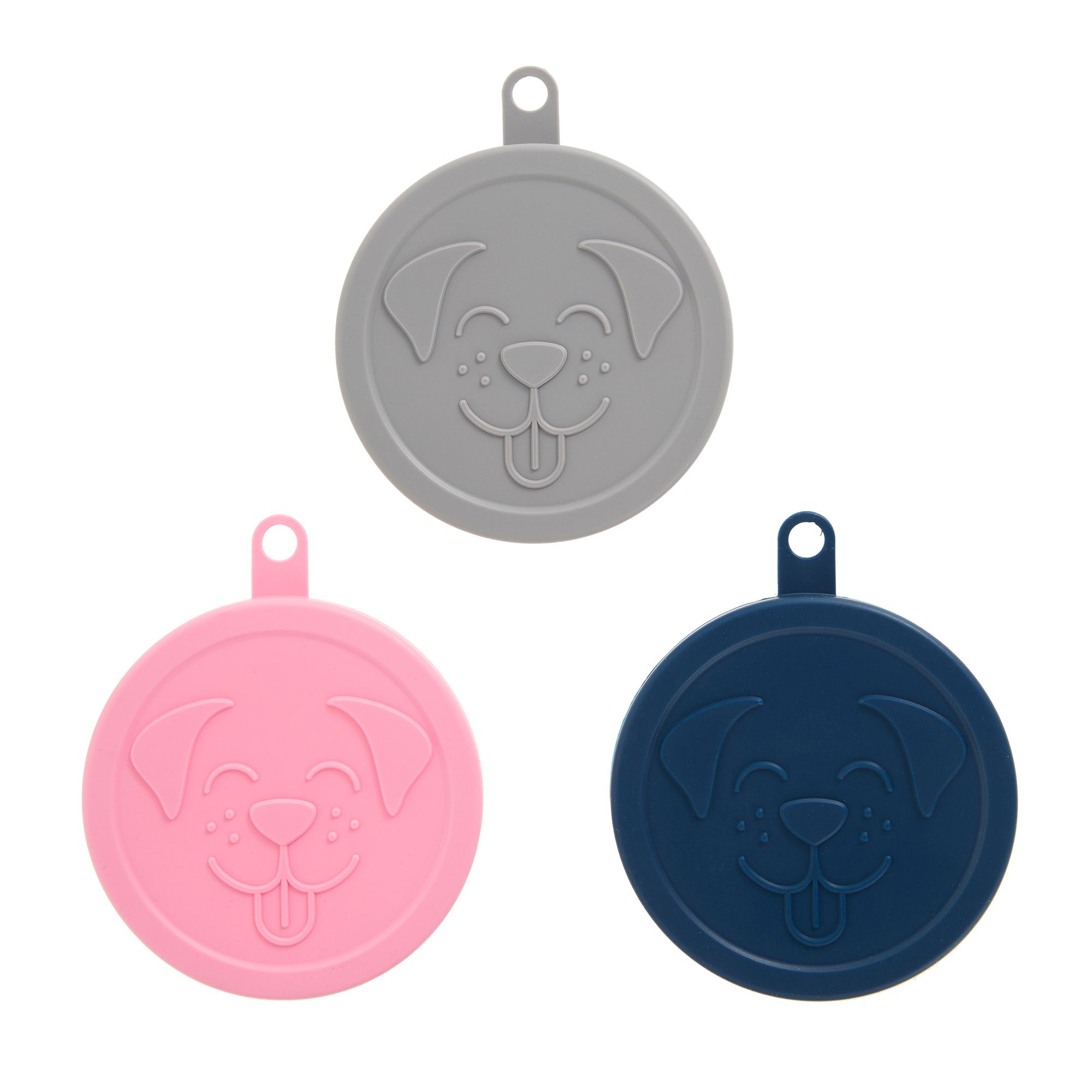 Top Paw® Dog Face Pet Food Can Covers 3 Pack dog Storage & Scoops