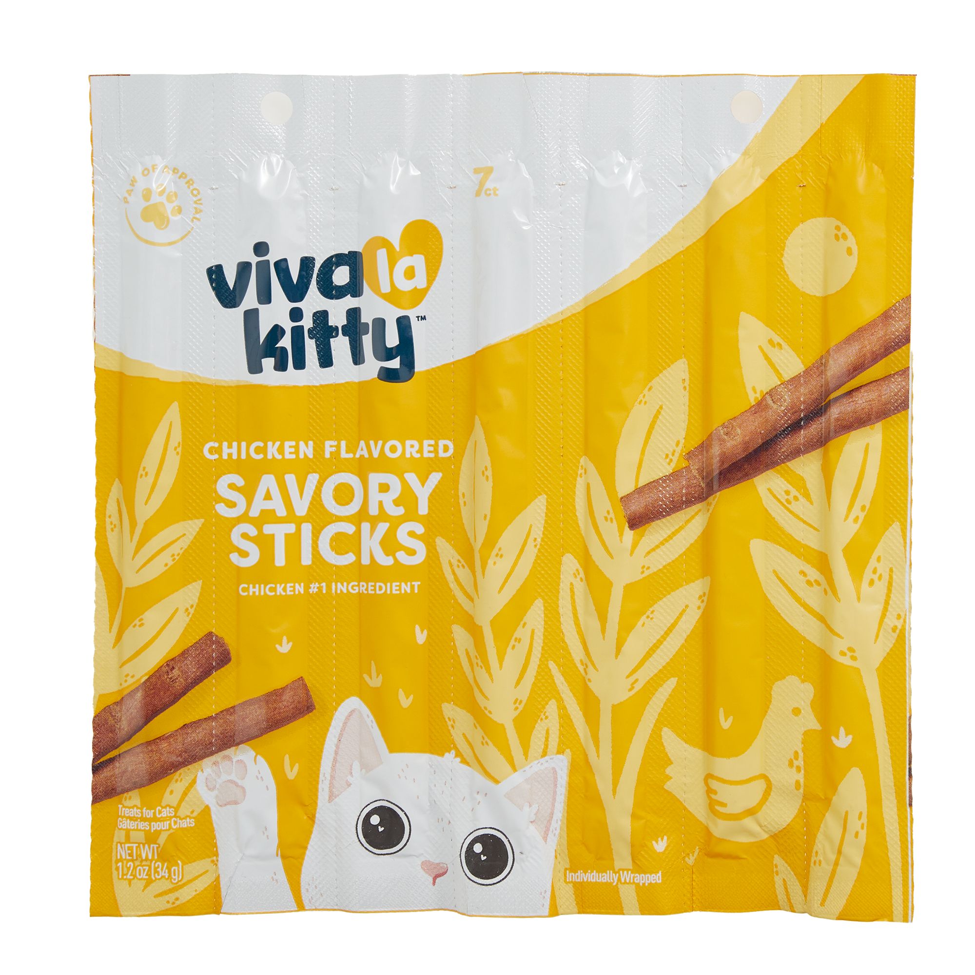 Viva La Kitty® Savory Sticks Cat Treat High Protein cat Treats