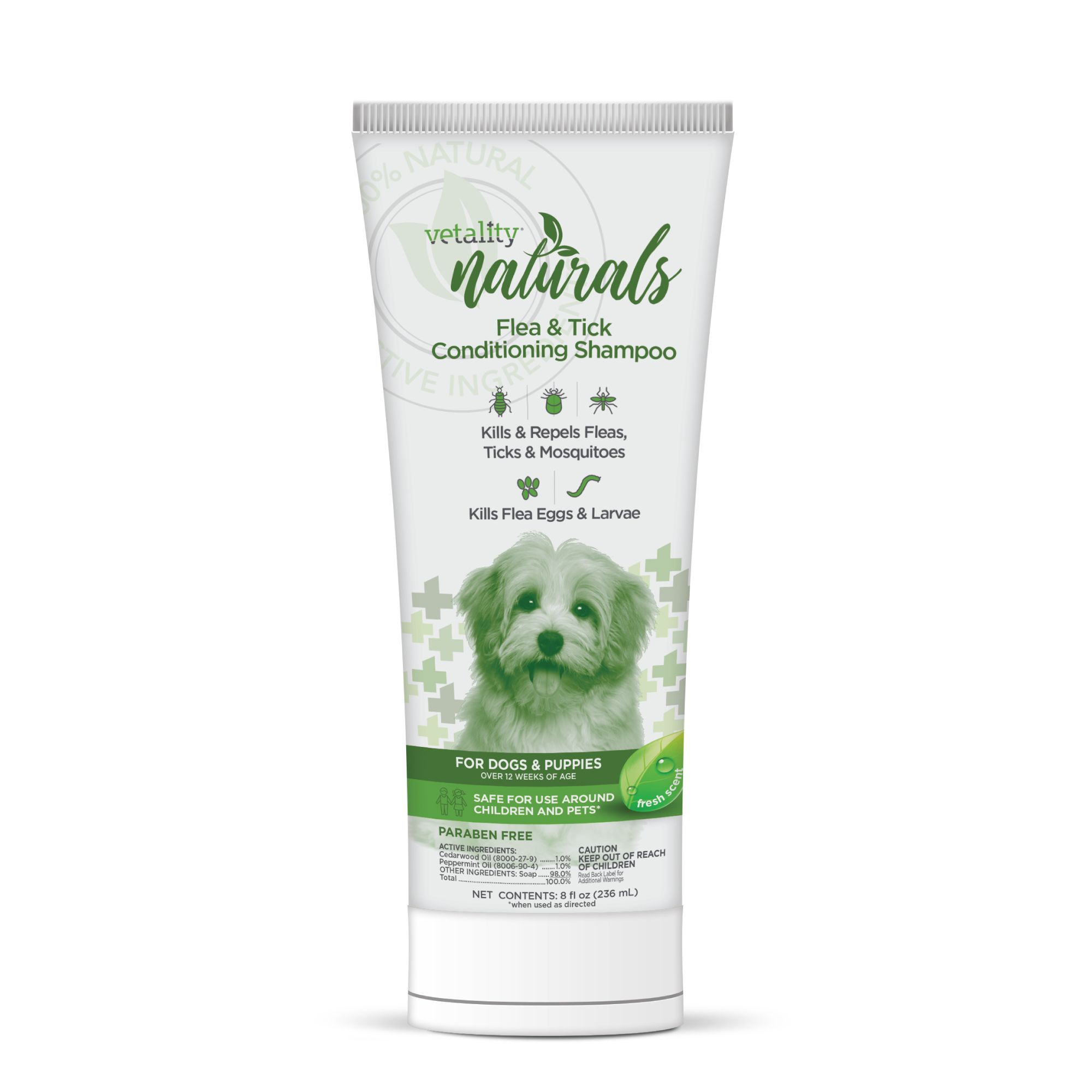 Vetality Naturals Flea & Tick Conditioning Shampoo
