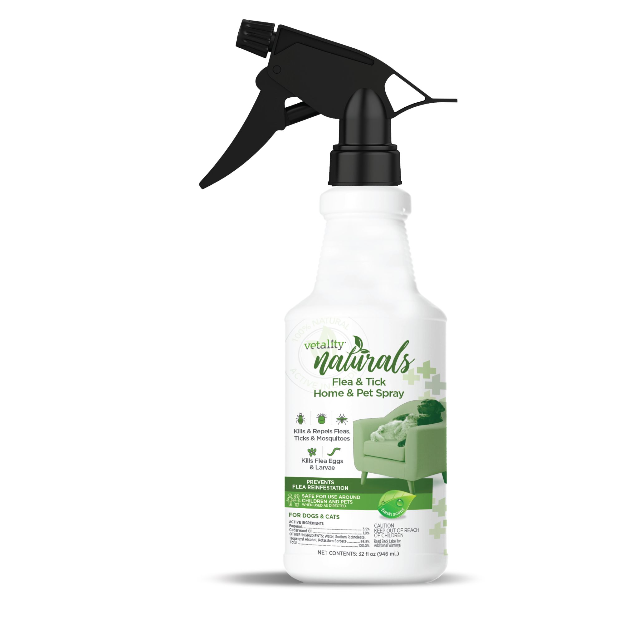 Vetality Naturals Flea & Tick Home & Pet Spray