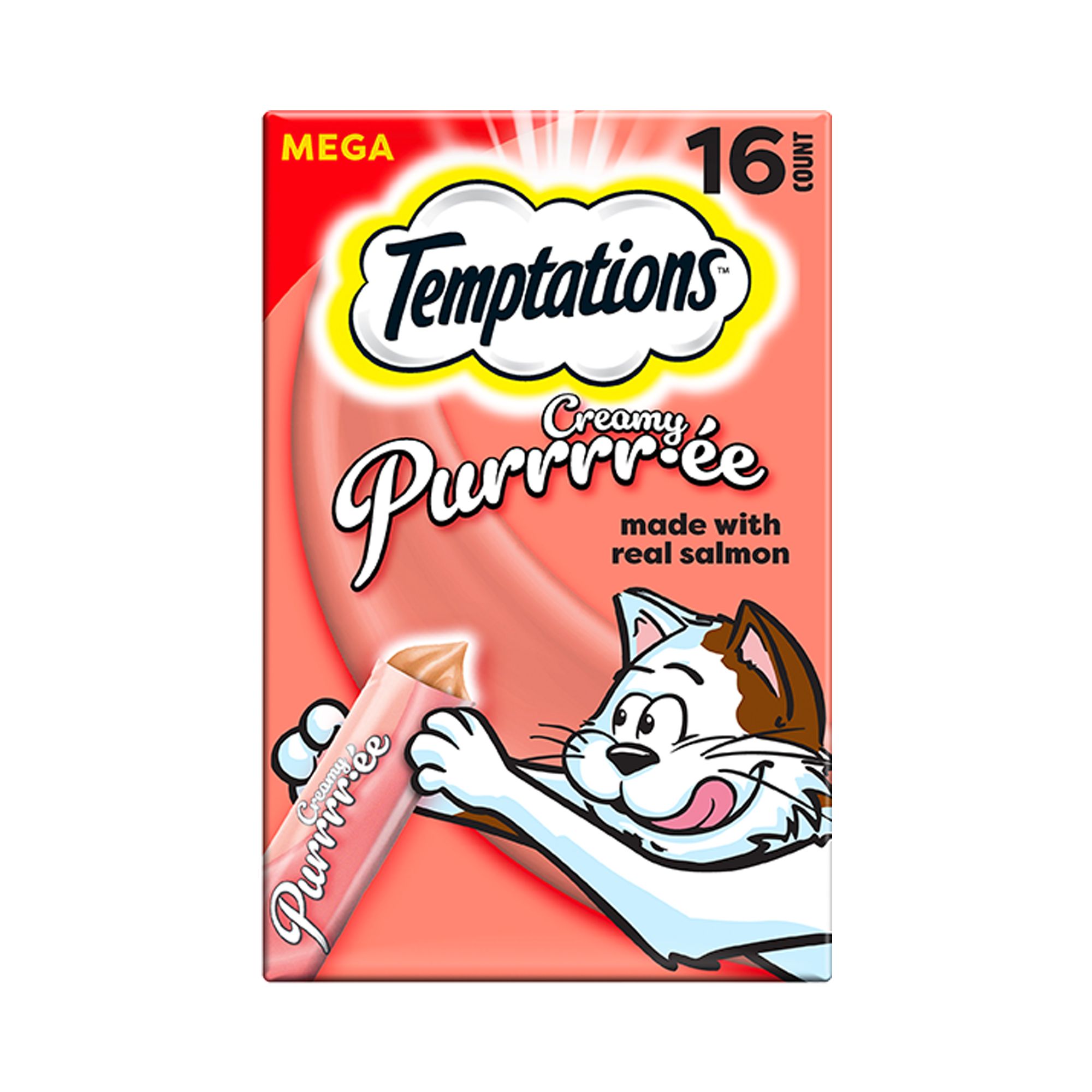 Temptations™ Creamy Purrrrée Adult Cat Treat Chicken cat Treats PetSmart