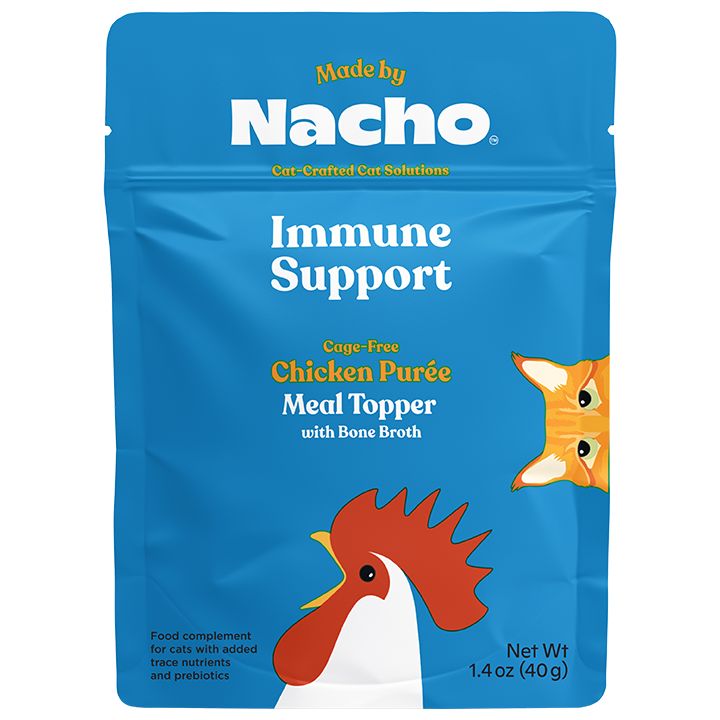 Made By Nacho™ Immune Support Cat Meal Topper with Bone Broth Chicken