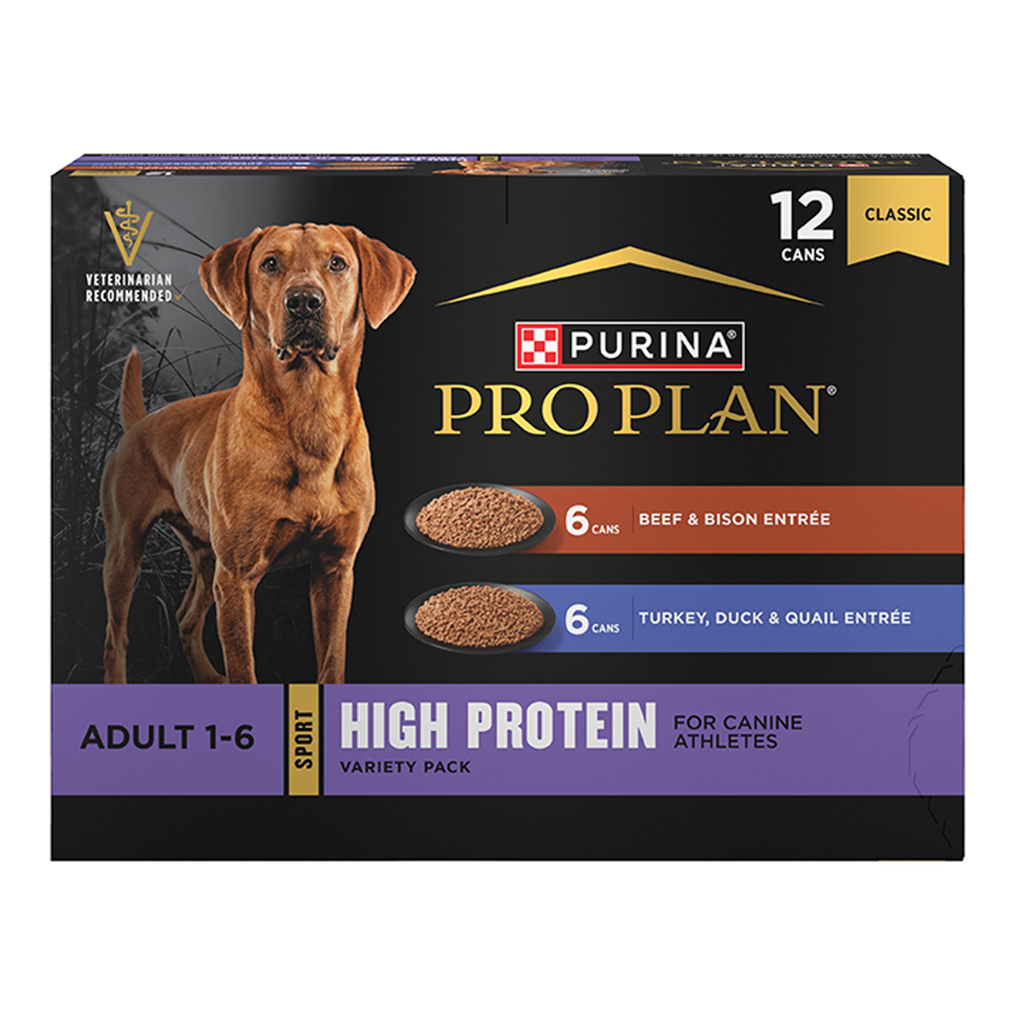 Purina Pro Plan Sport Adult Wet Dog Food High Protein, 13 Oz, 12