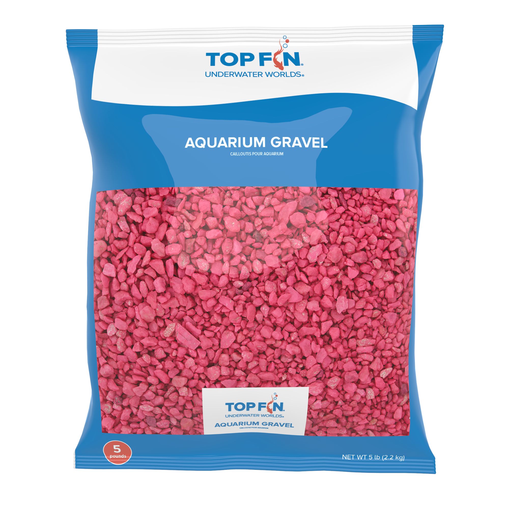 Top Fin® Premium Aquarium Gravel Bright Pink fish Gravel, Sand