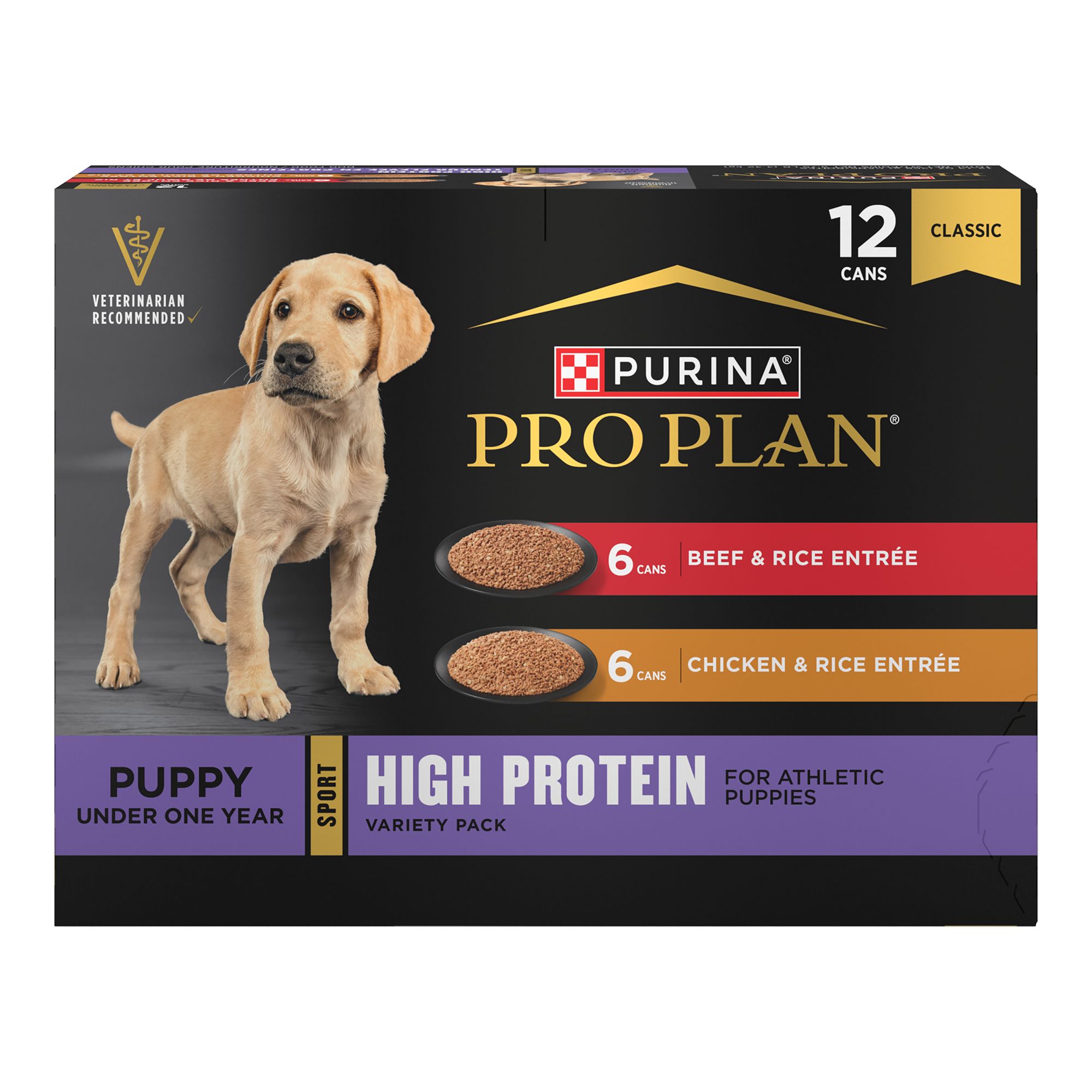Purina Pro Plan Sport Puppy Wet Dog Food High Protein, 13 Oz, 12