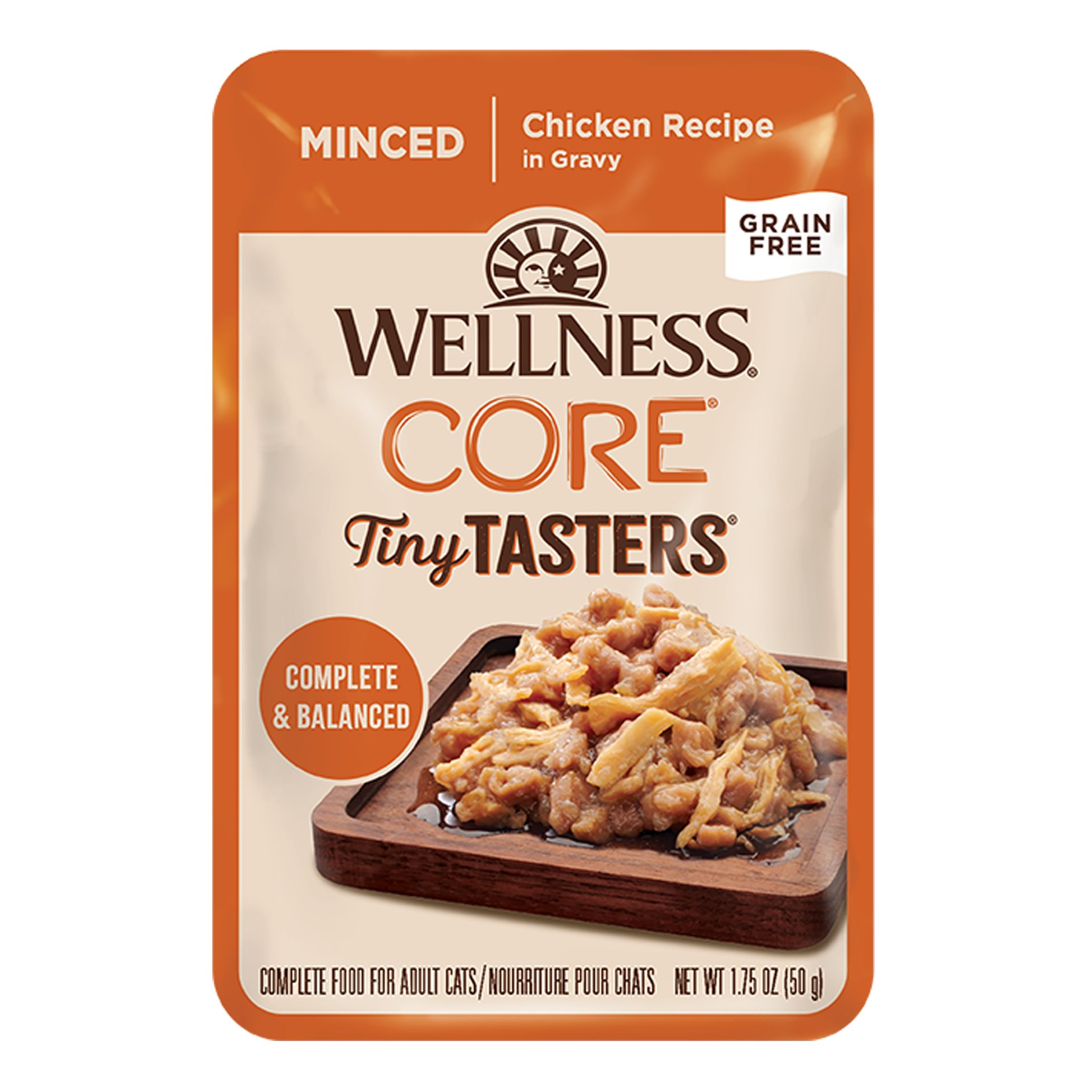Wellness® CORE® Tiny Tasters All Stages Minced Wet Cat Food Topper 1.