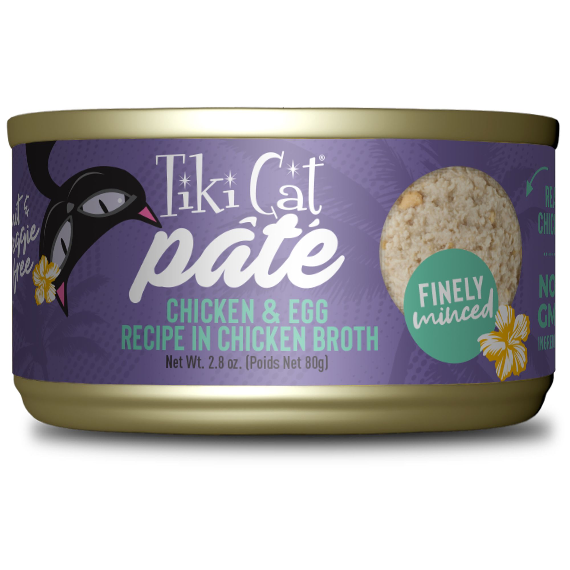 Tiki Cat® Luau Pate Cat Wet Food 2.8oz, Natural, Grain Free cat Wet