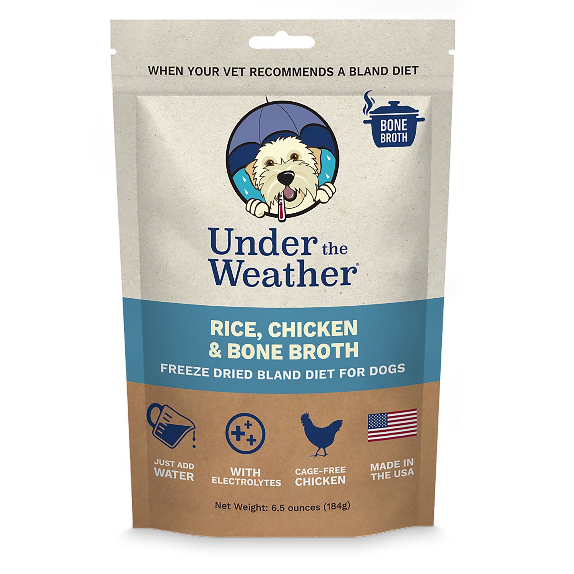 Under the Weather Freeze Dried Bland Diet All Life Stage Dry Dog Food