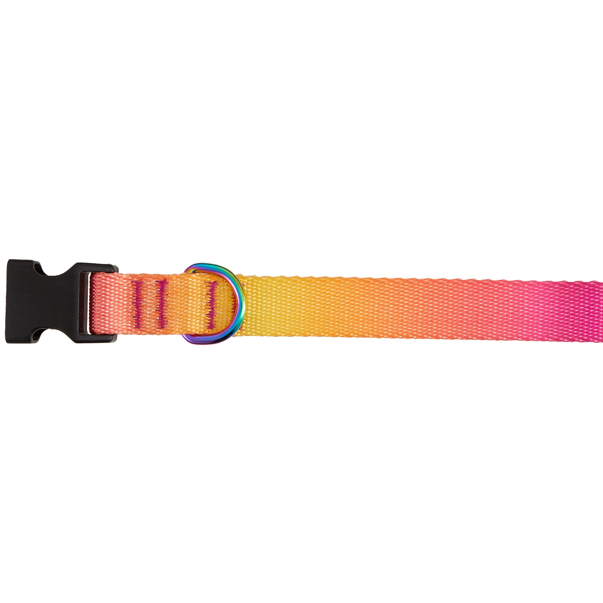 Top Paw® Yellow & Pink Ombre Polyester Dog Collar dog Collars PetSmart
