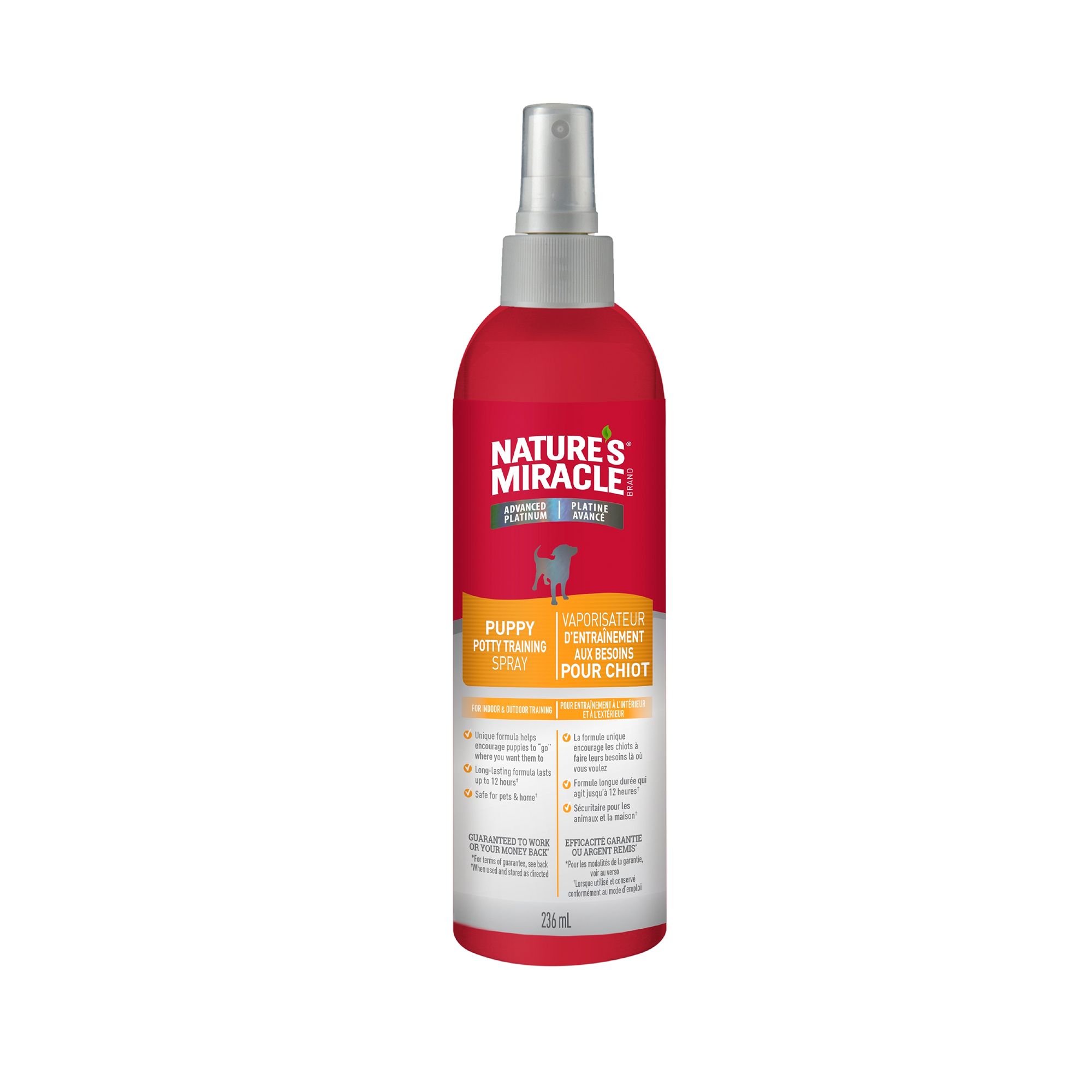 Nature's Miracle® Advanced Platinum Puppy Potty Training Spray dog