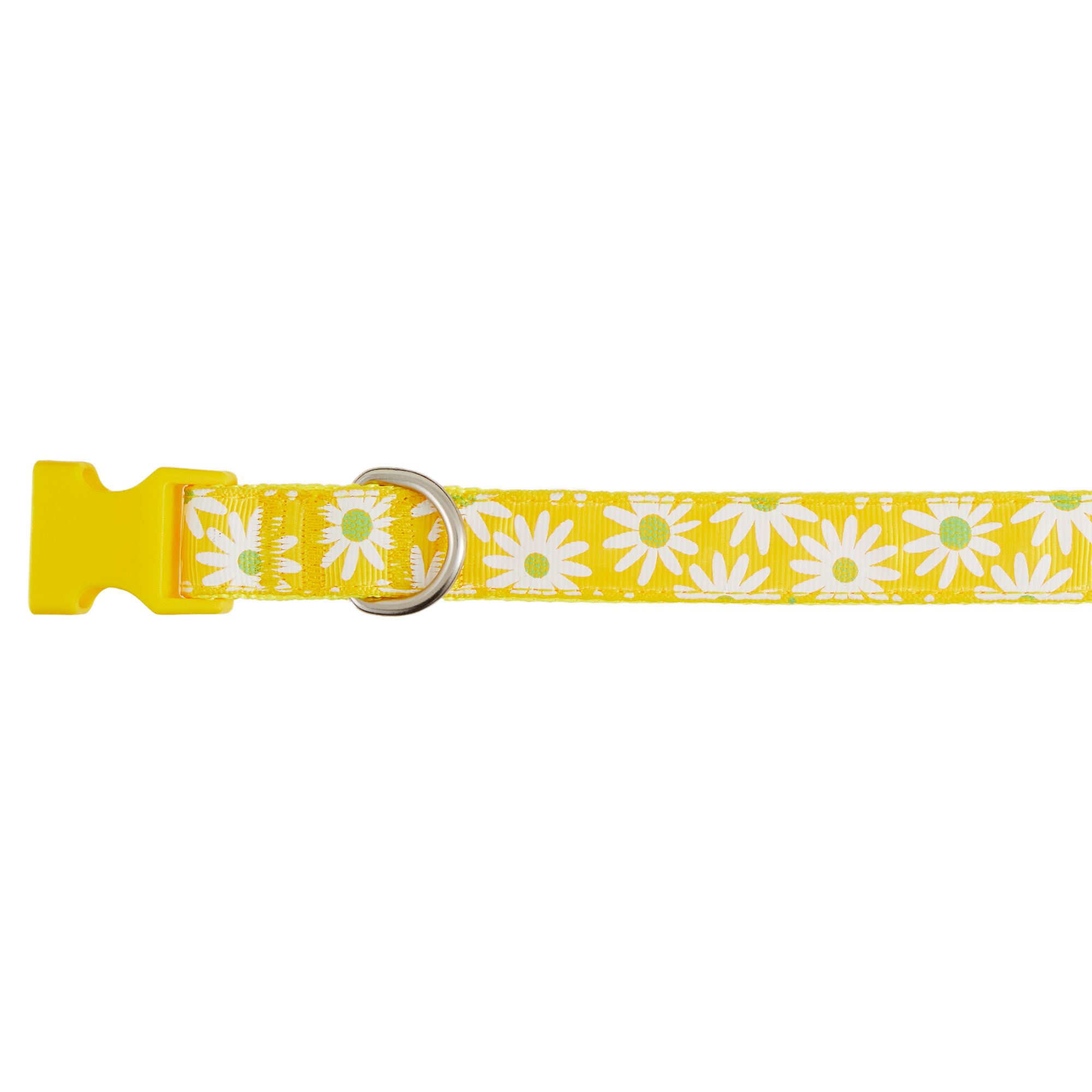 Top Paw® Yellow Daisy Poly Blend Dog Collar dog Collars PetSmart