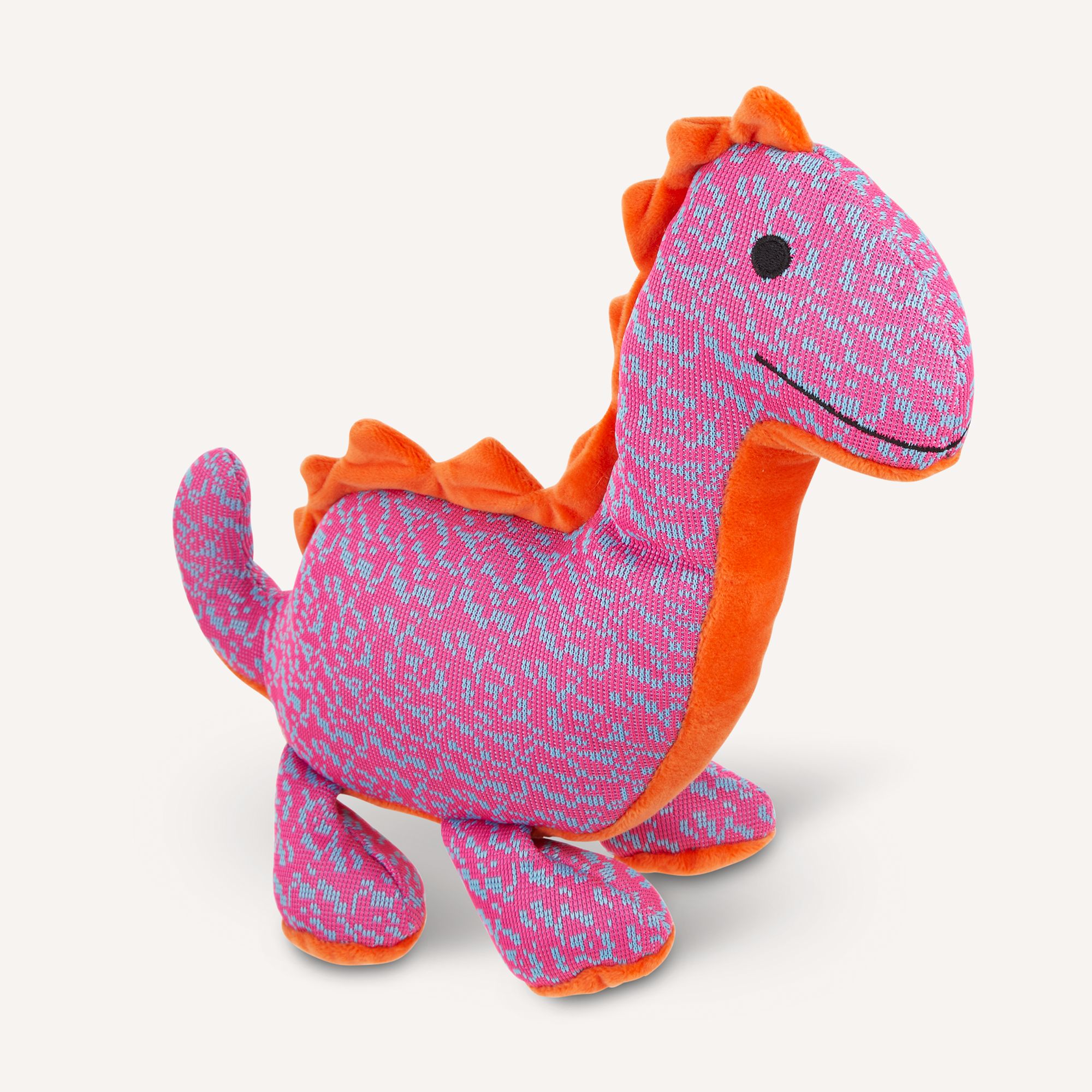 Joyhound Crazy Comfy Dinosaur Dog Toy Plush, Squeaker dog Plush