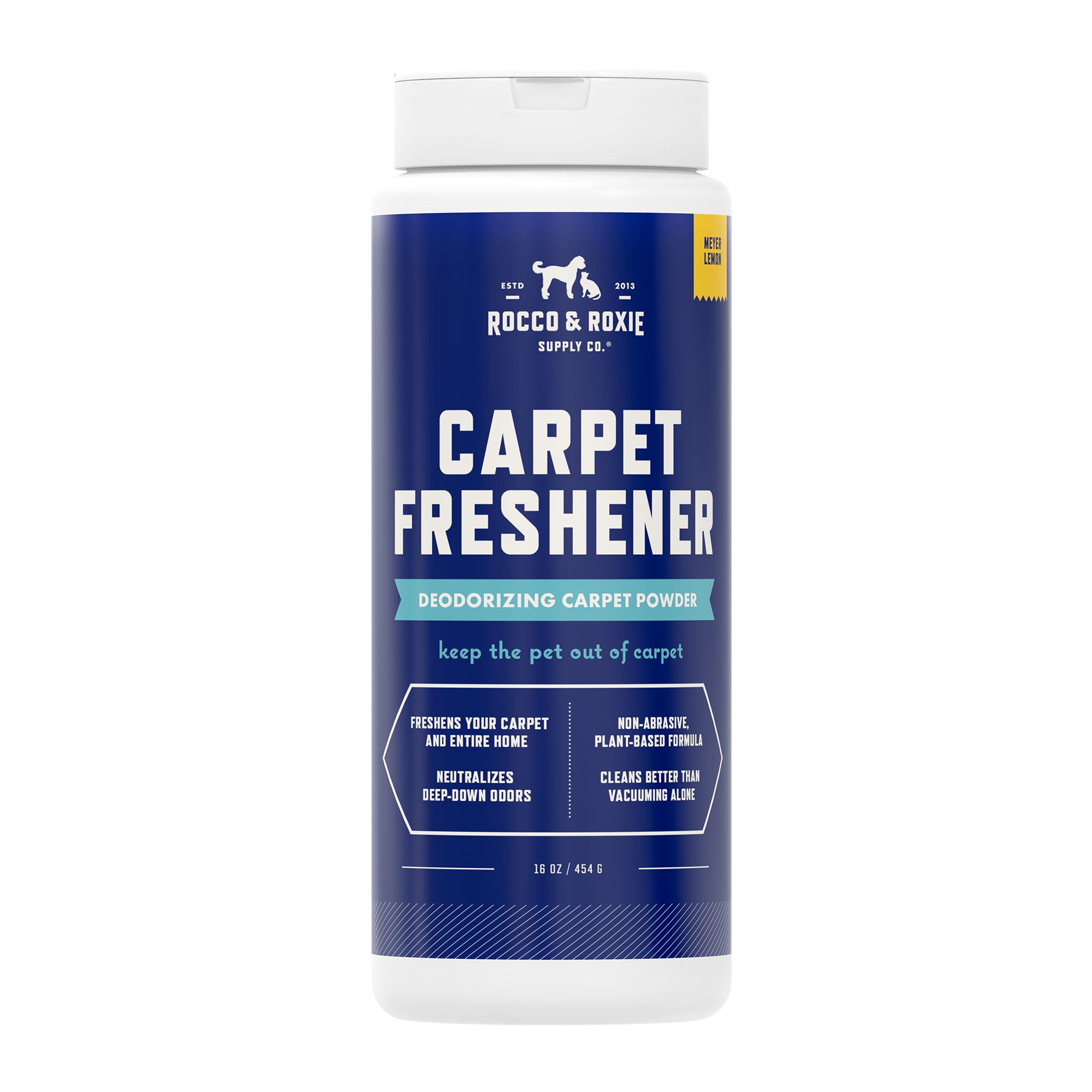 Rocco & Roxie Carpet Freshener Deodorizing Carpet Powder dog Stain