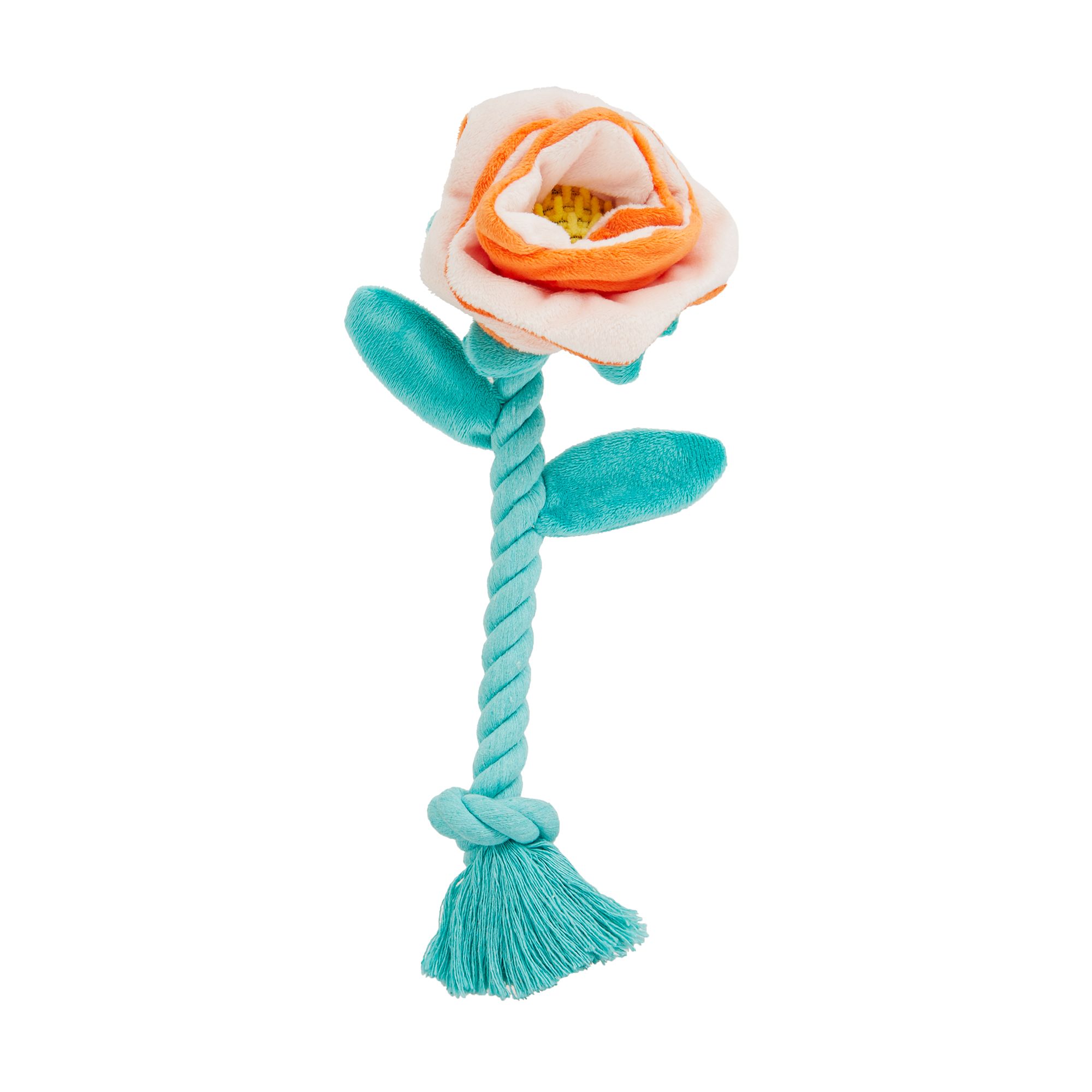 Top Paw® Plush Flower Rope Dog Toy dog Rope & Tug Toys PetSmart