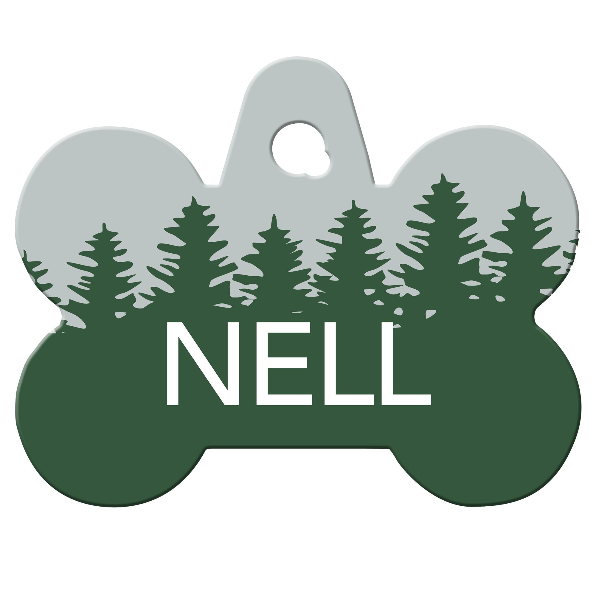TagWorks® Green Forest Bone Pet ID Tag dog ID Tags PetSmart