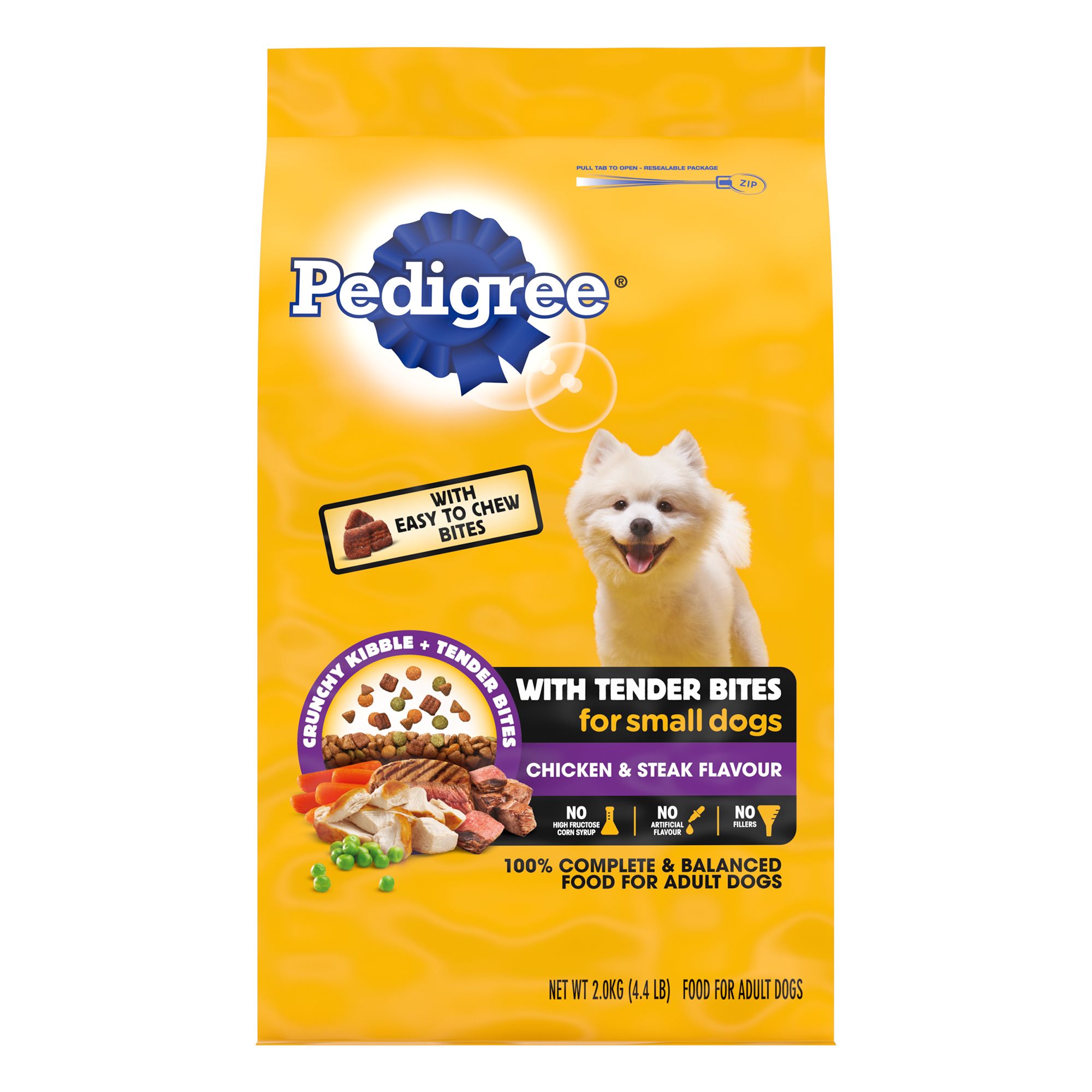 Pedigree Tender Bites Small Dog Dry Dog Food Chicken & Steak Flavour dog Dry Food PetSmart