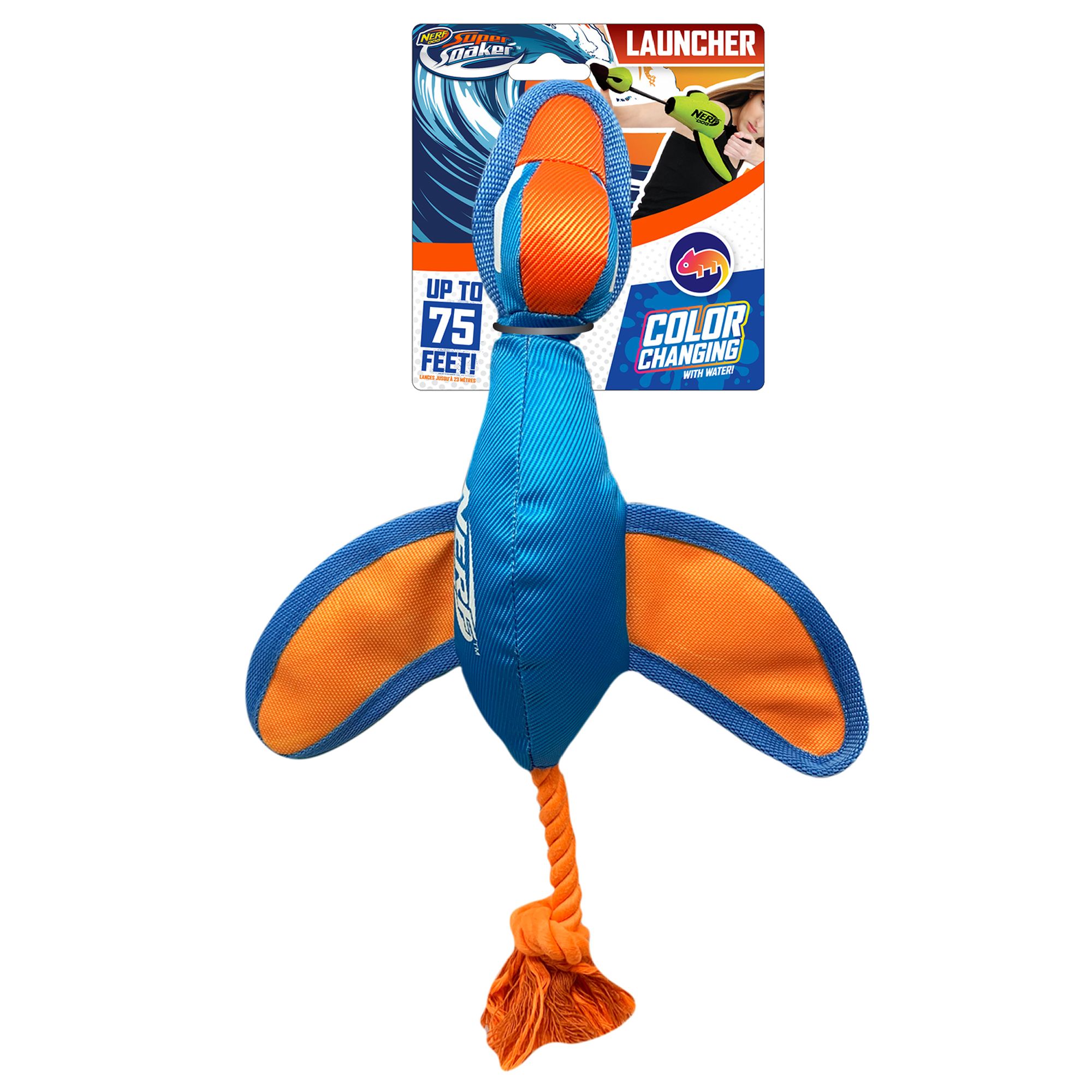 Nerf™ Dog Color Changing Launching Duck Dog Toy dog Fetch Toys PetSmart