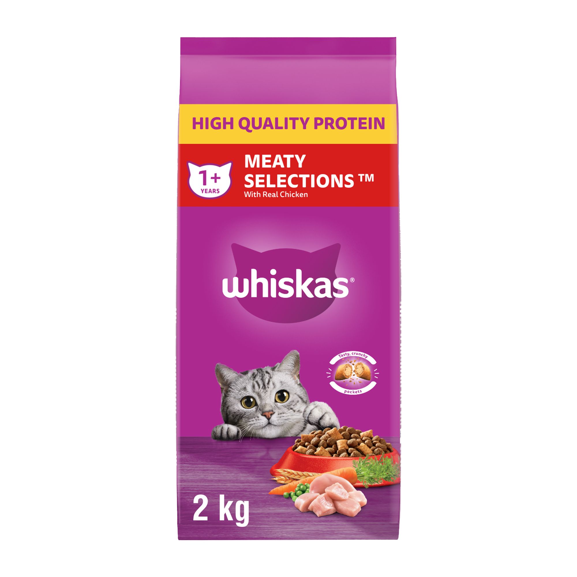 Whiskas Dry Cat Food Meaty Selections cat Dry Food PetSmart
