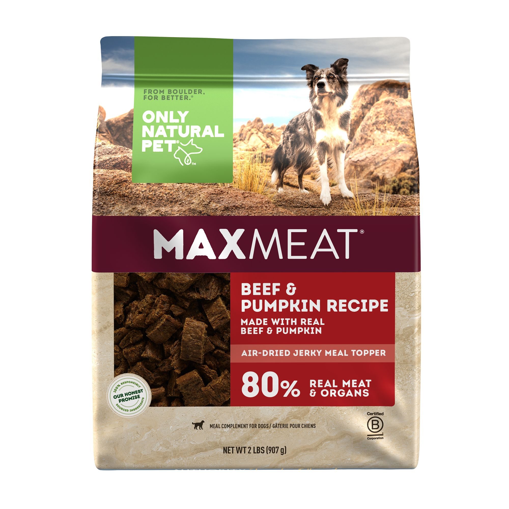 Only Natural Pet® MaxMeat All Life Stage Dry Dog Food Topper Beef