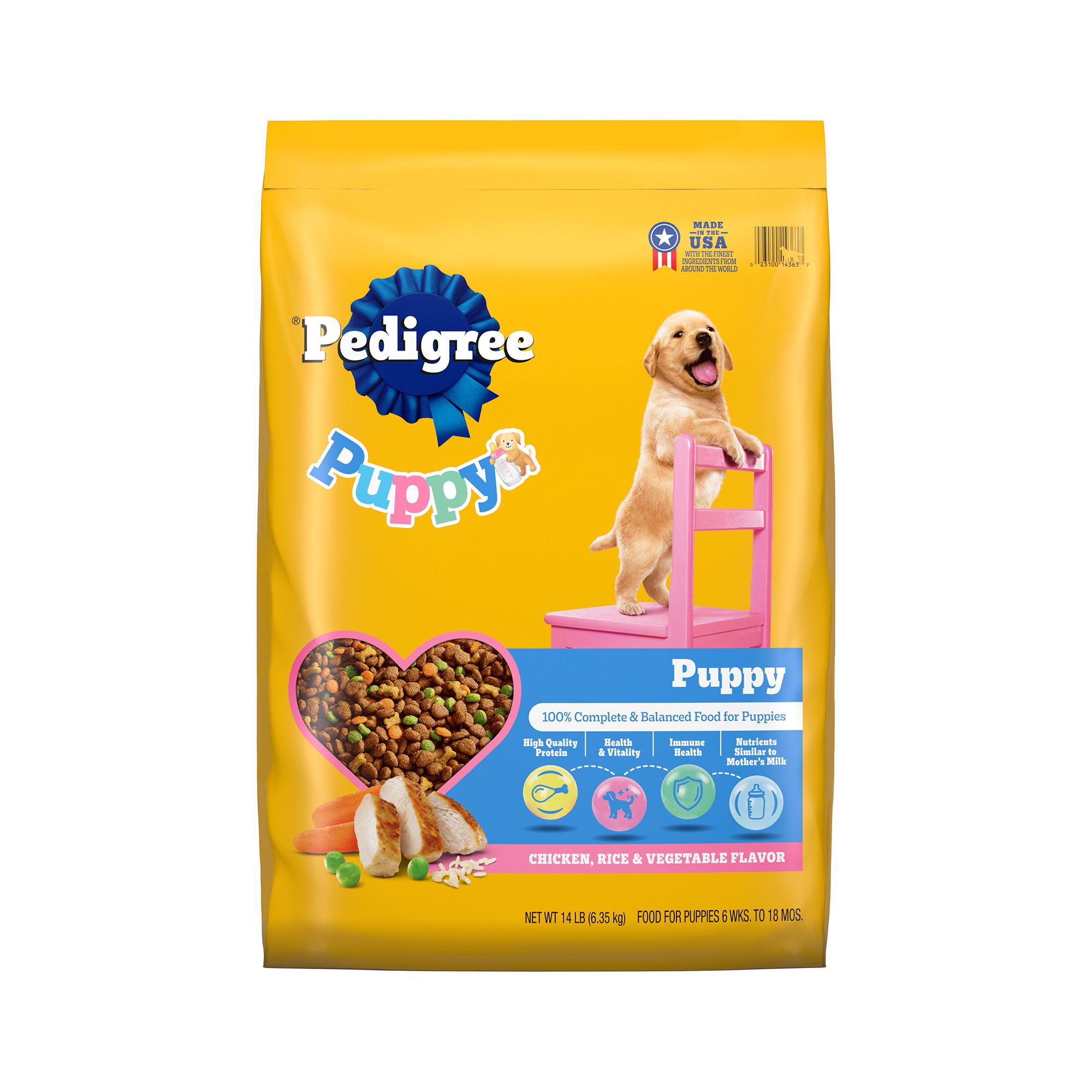 Pedigree® Growth & Protection Puppy Dry Dog Food Healthy Development