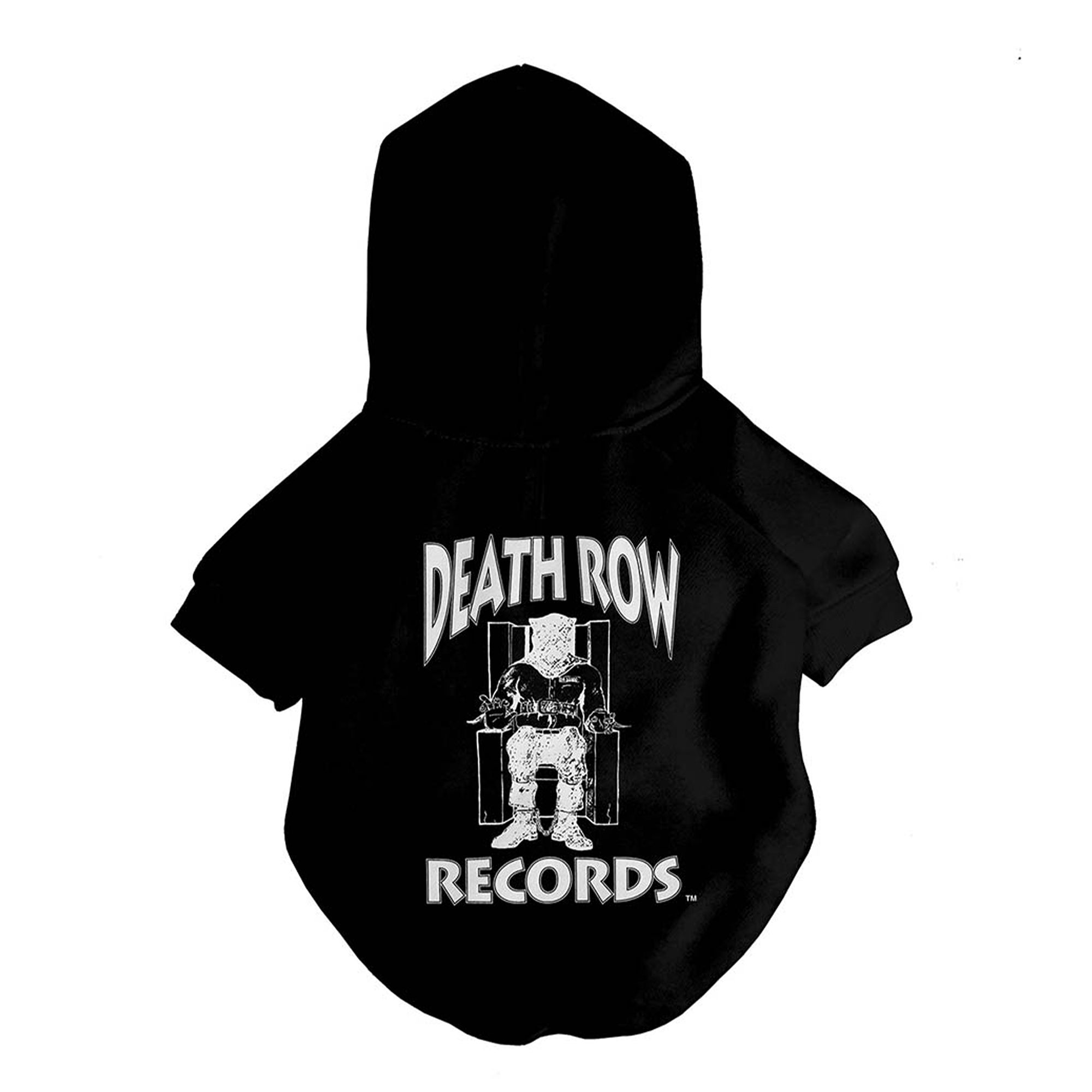 Fresh Pawz Death Row Records Classic Logo Dog Hoodie dog Hoodies
