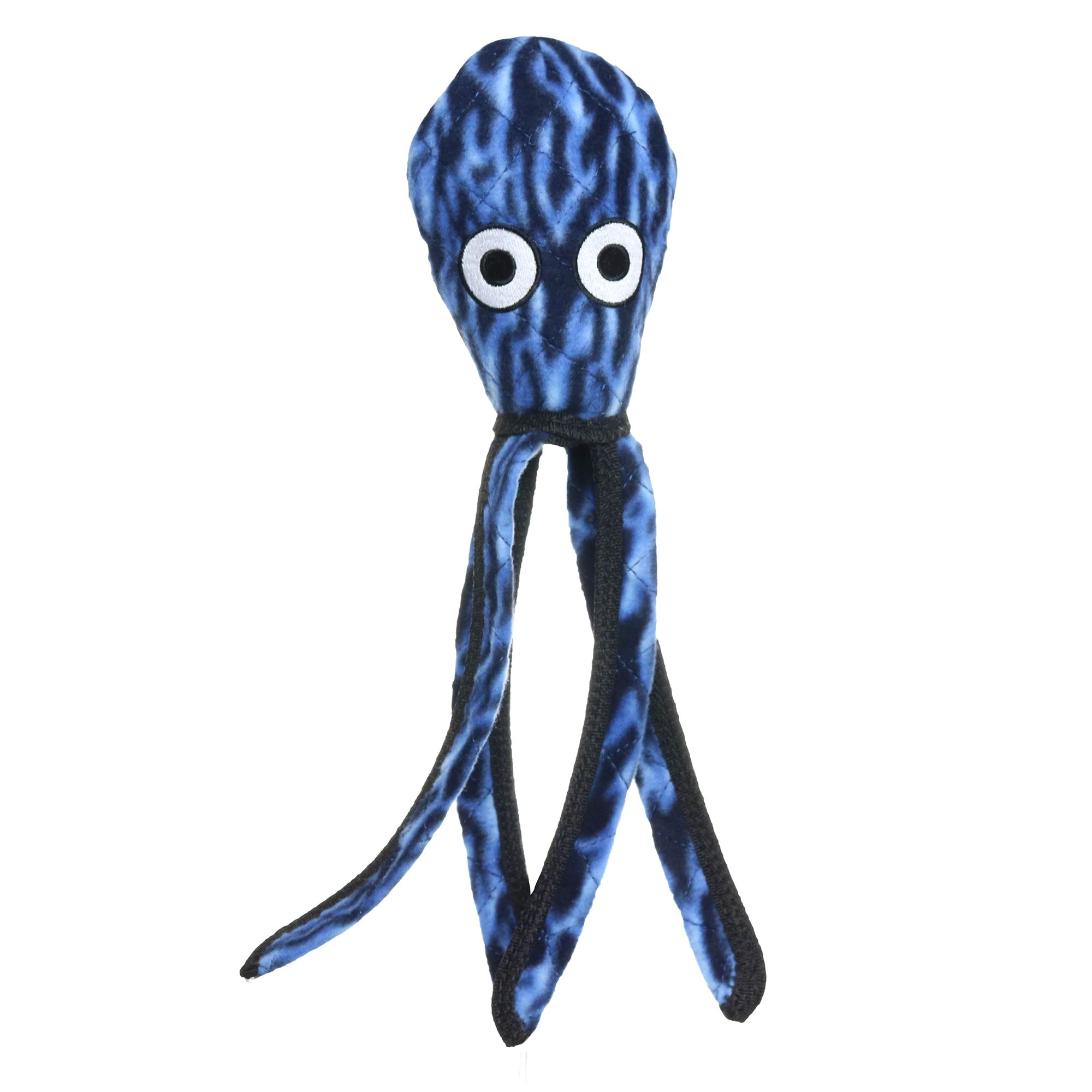 TUFFY® Ocean Creature Squid Dog Toy Tough Plush