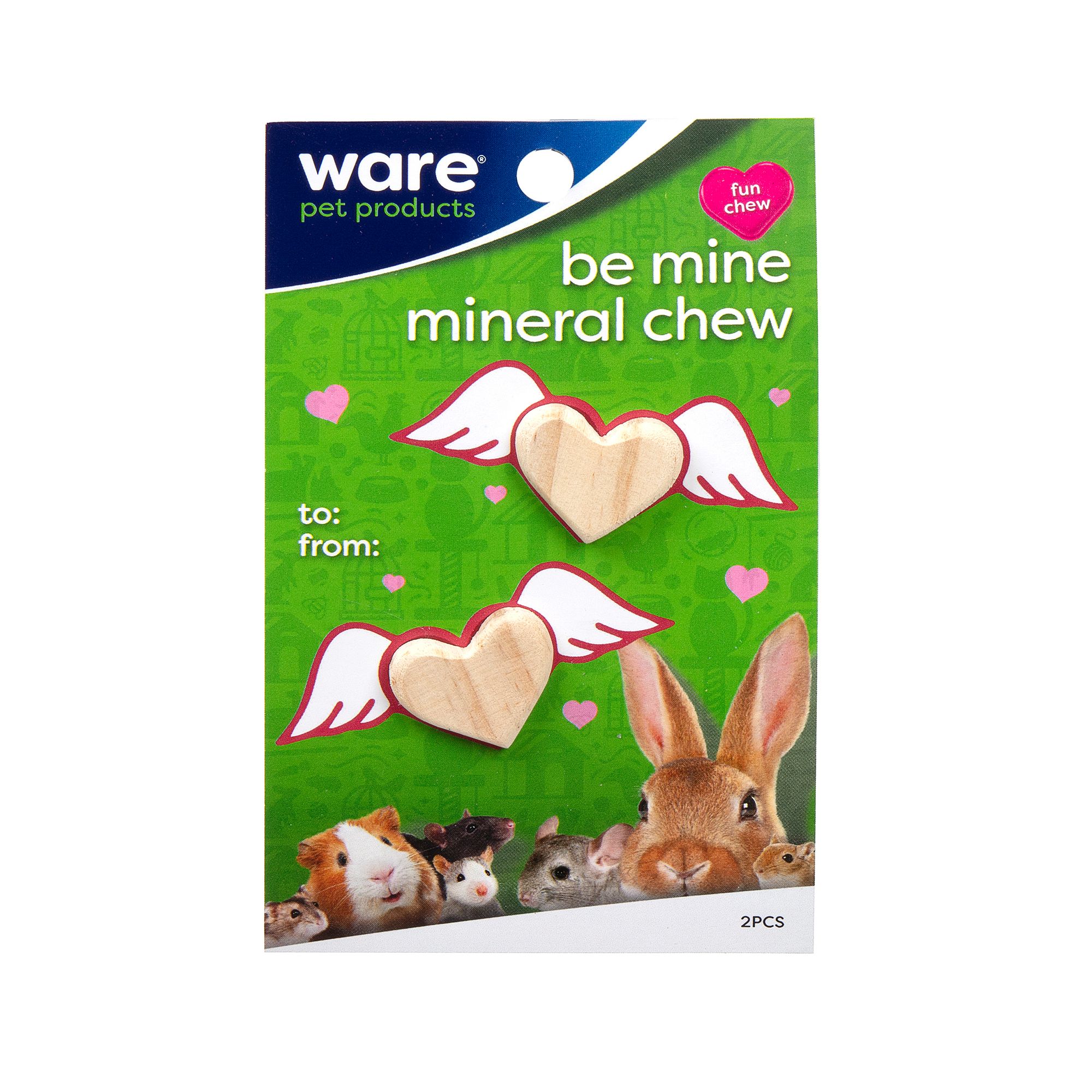 WARE® Ware Be Mine Wood Chews small pet Toys PetSmart
