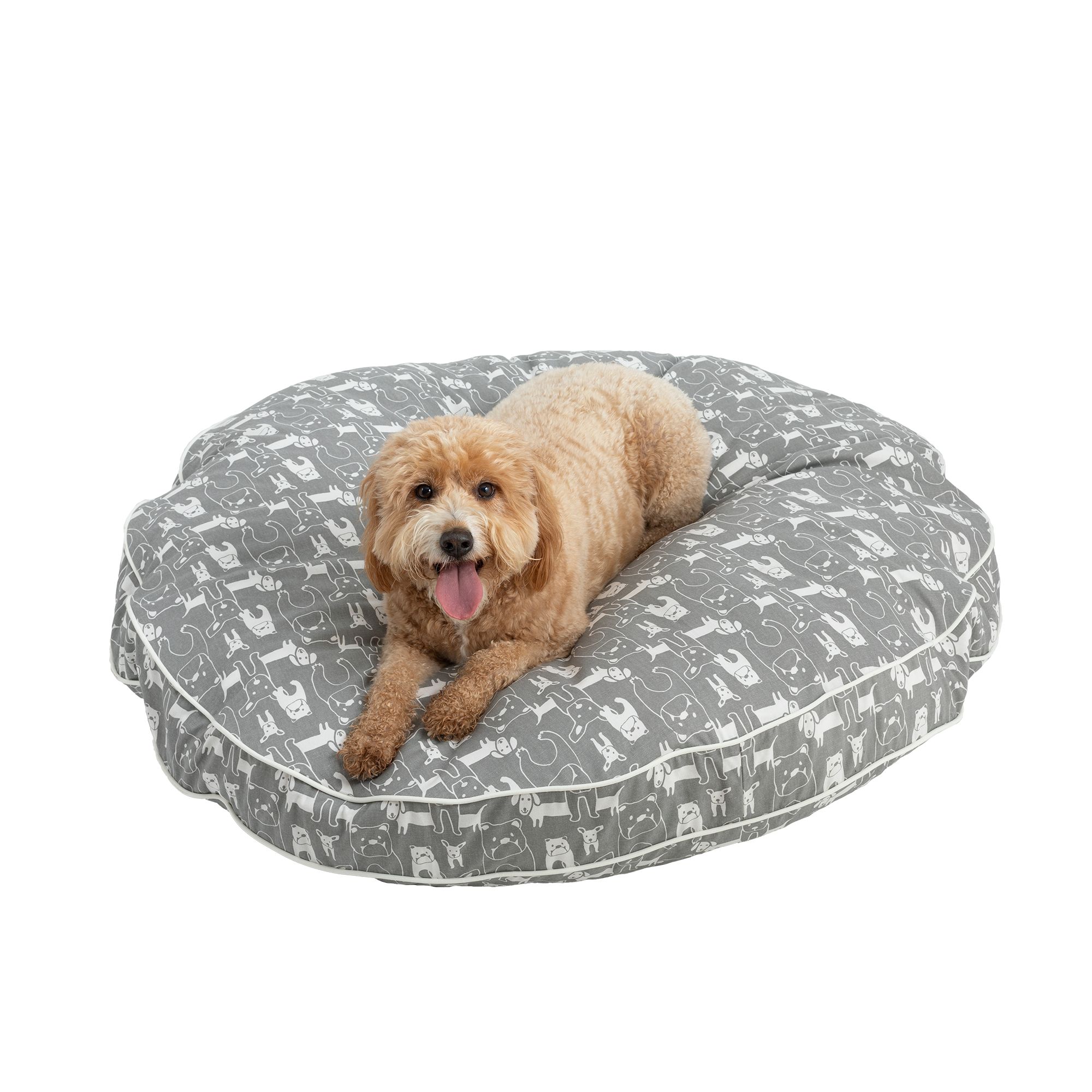 Snoozer® Pedigree Storm Indoor/Outdoor Round Dog Bed dog Pillow Beds