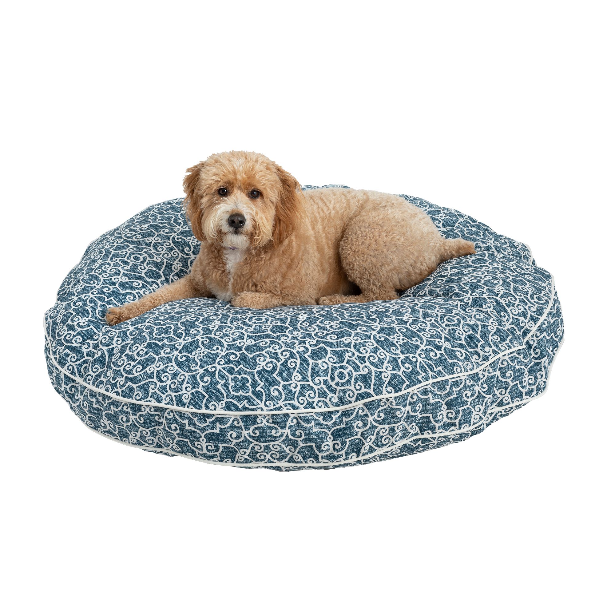 Snoozer® Ramey Oxford Indoor/Outdoor Round Dog Bed dog Pillow Beds