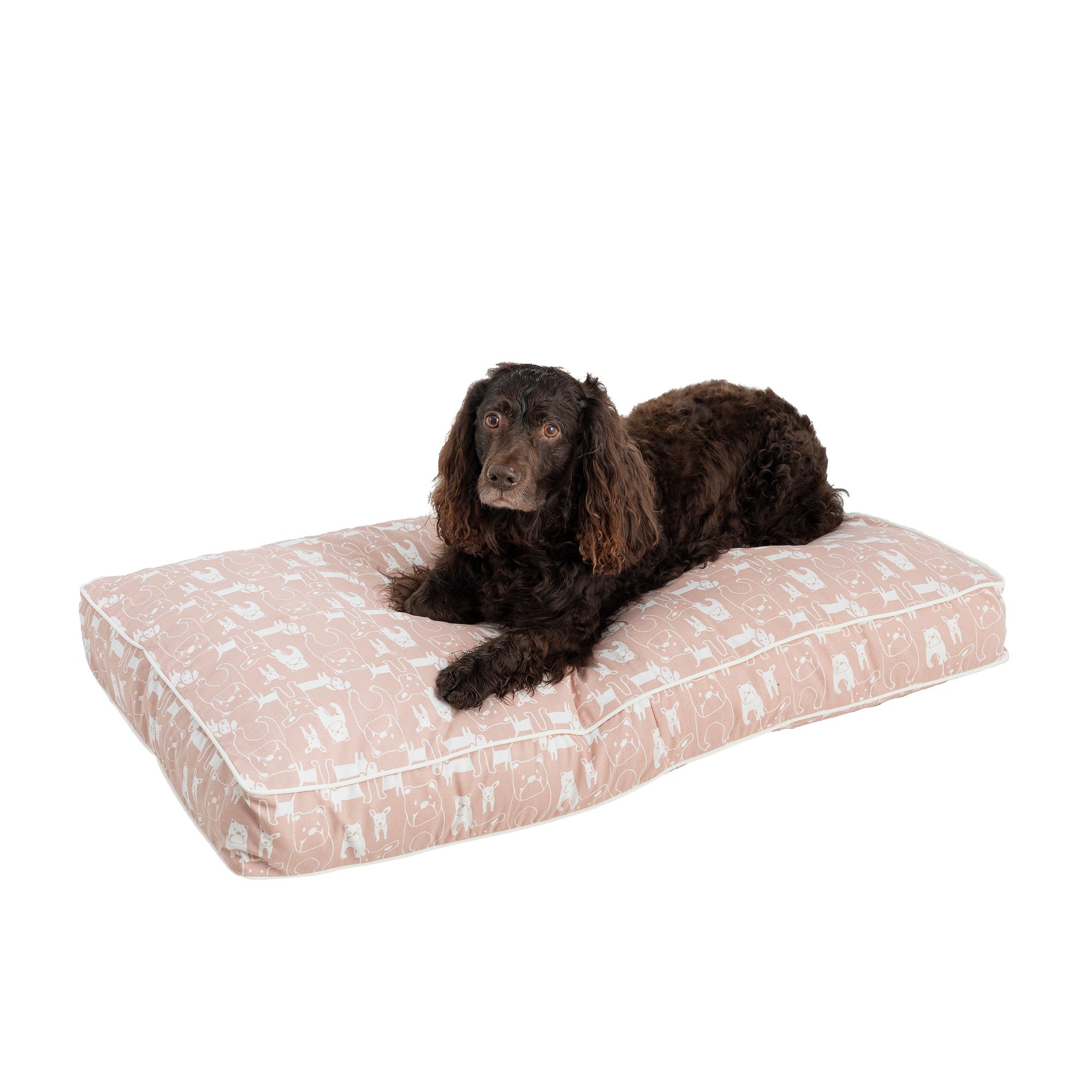 Snoozer® Pedigree Blush Indoor/Outdoor Rectangle Dog Bed dog Pillow Beds PetSmart