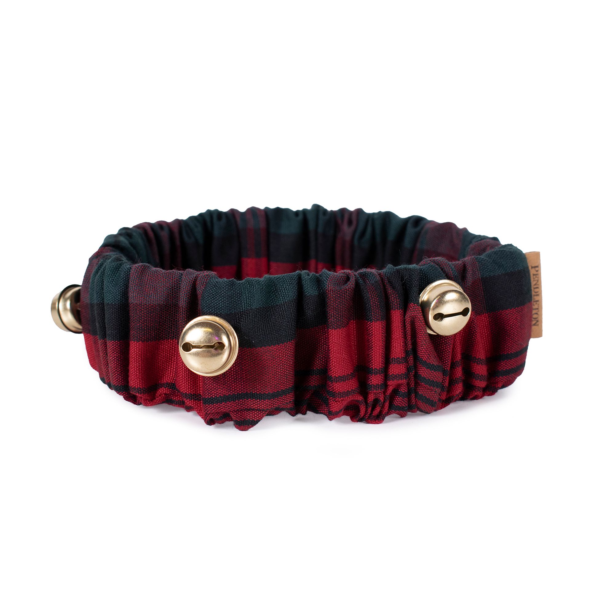 Pendleton MacCormick Plaid Jingle Bells Dog Collar dog Collars PetSmart