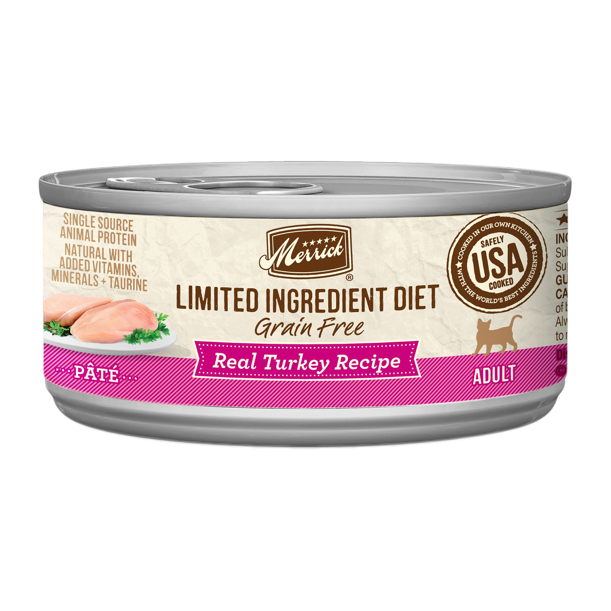 Merrick Limited Ingredient Adult Cat Food Pate 2.75 Oz cat Wet Food PetSmart