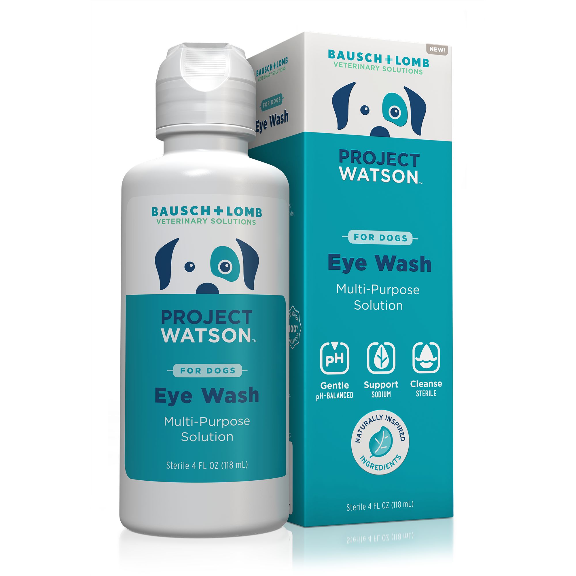 Bausch + Lomb Project Watson Dog Eye Wash dog Ear & Eye Care PetSmart