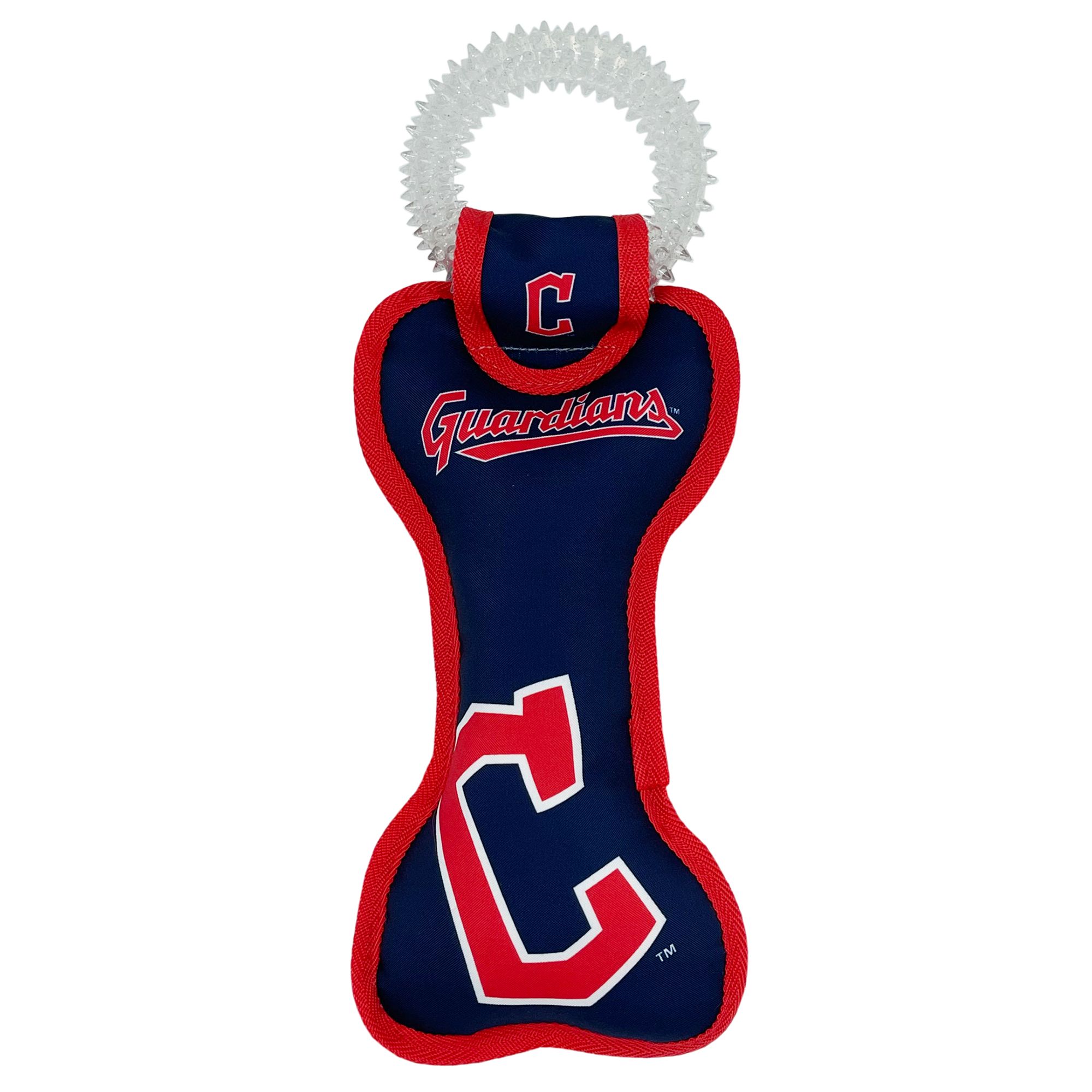 Pets First Cleveland Guardians Dental Tug Dog Toy dog Rope & Tug Toys