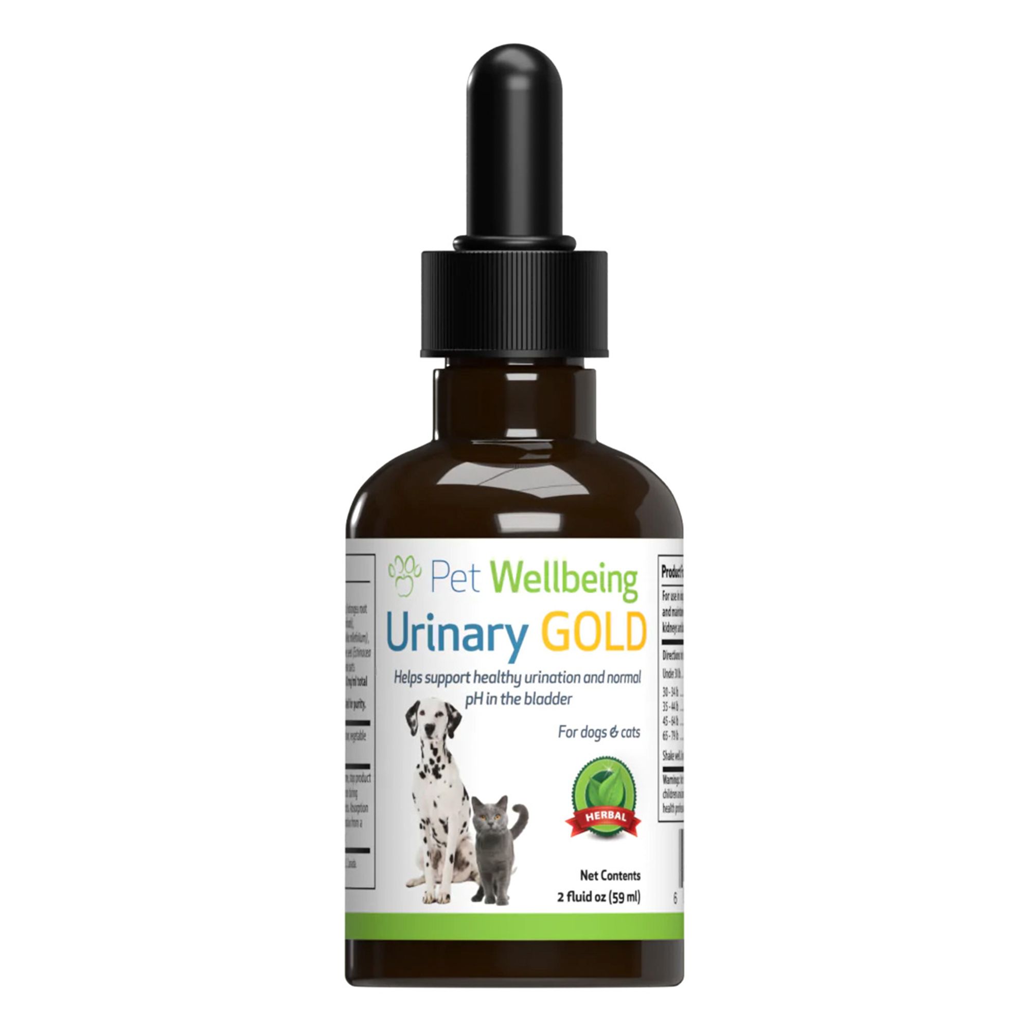 Pet Wellbeing Urinary GOLD Liquid Urinary Dog & Cat Supplement