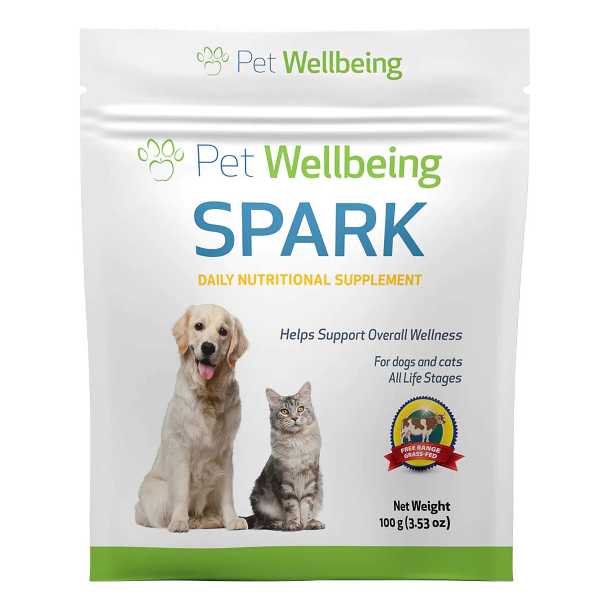 Pet Wellbeing SPARK Daily Nutritional Powder Multivitamin Dog & Cat