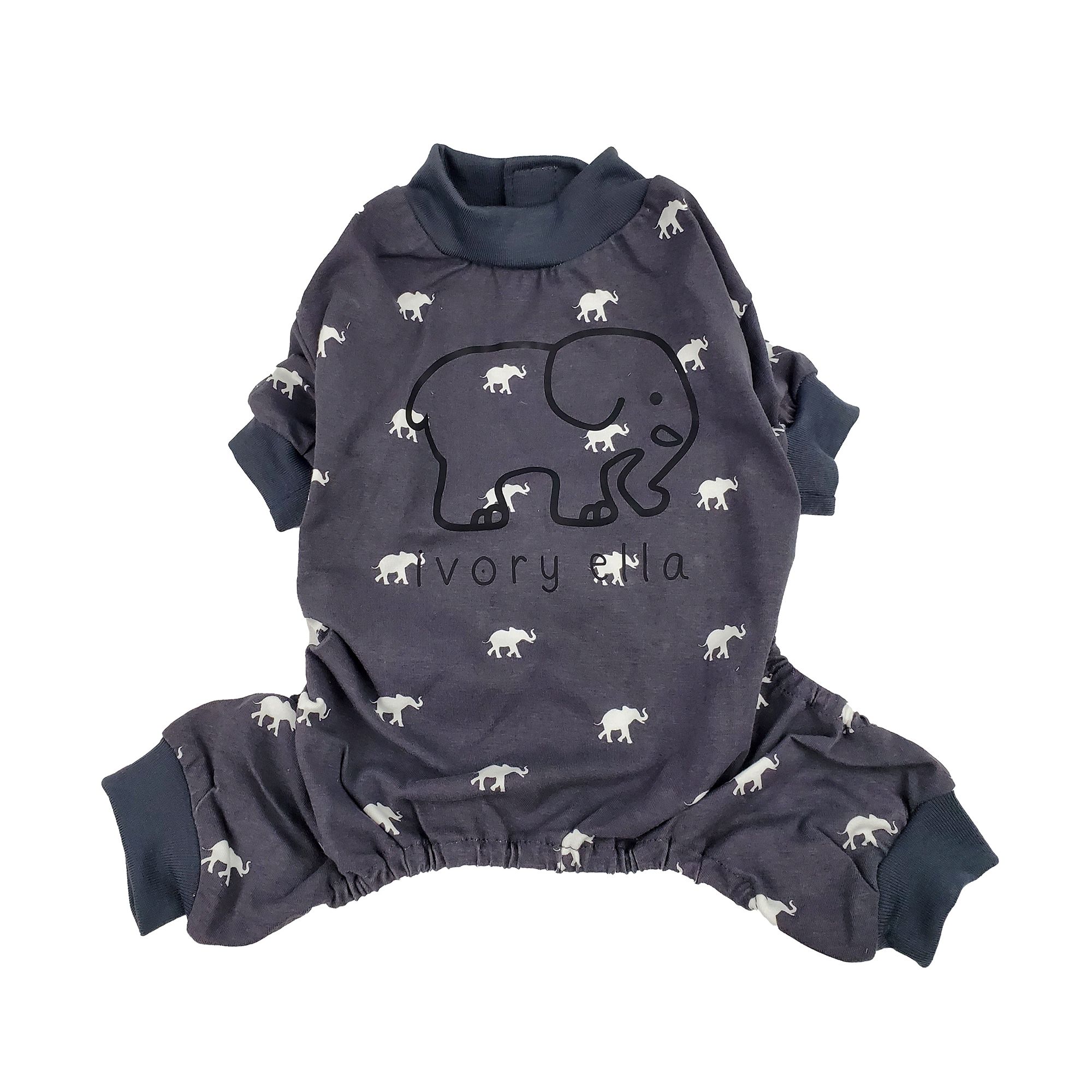 Hip Doggie Ivory Ella Elephant Print Dog Pajamas dog Pajamas PetSmart