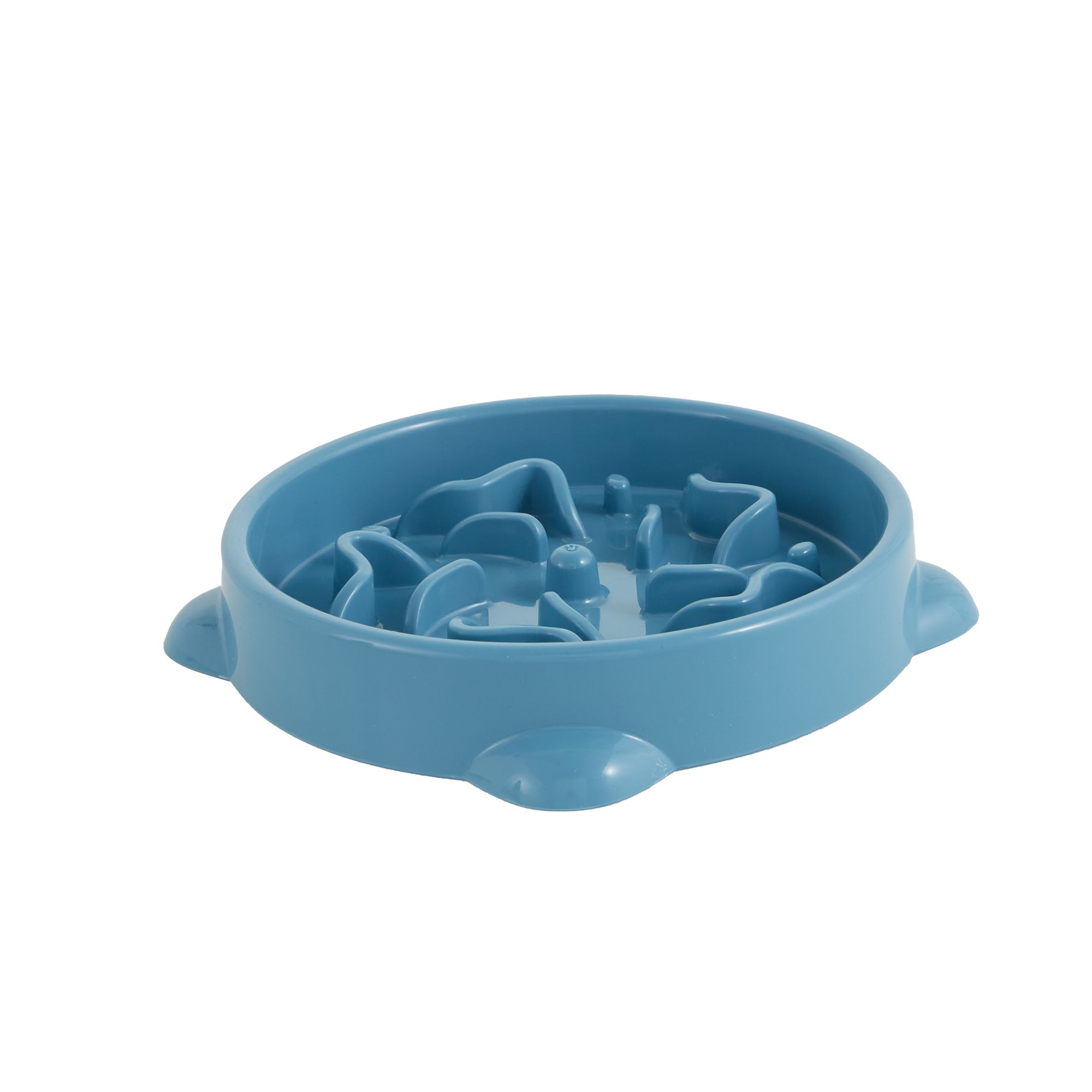 Whisker City® Blue SlowFeeder Cat Bowl, 1.25cup